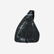 Supreme x Stone Island Painted Camo Nylon Shoulder Bag Black - 20FW