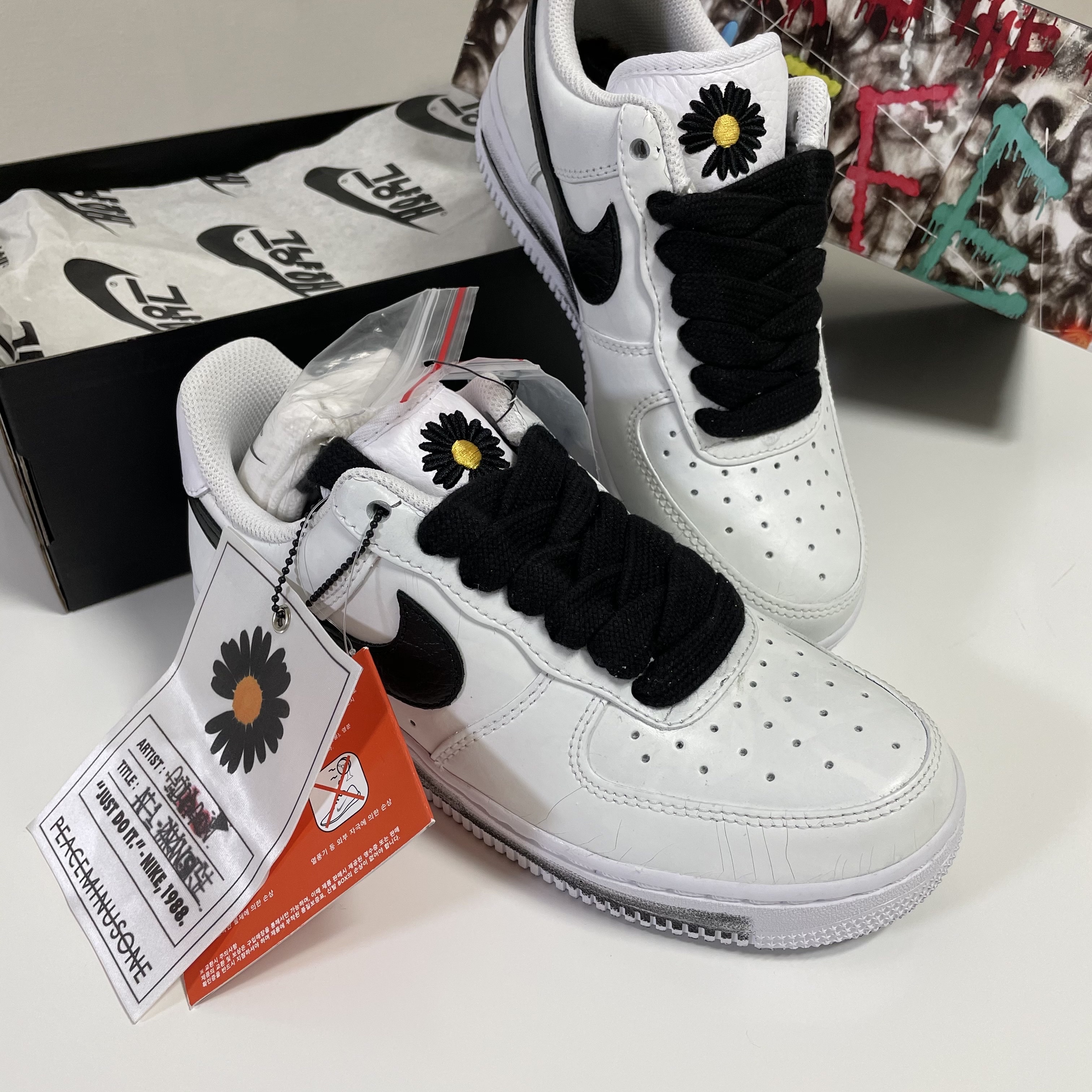 Nike x Peaceminusone Air Force 1 Low Para-Noise 2.0 착용 스타일