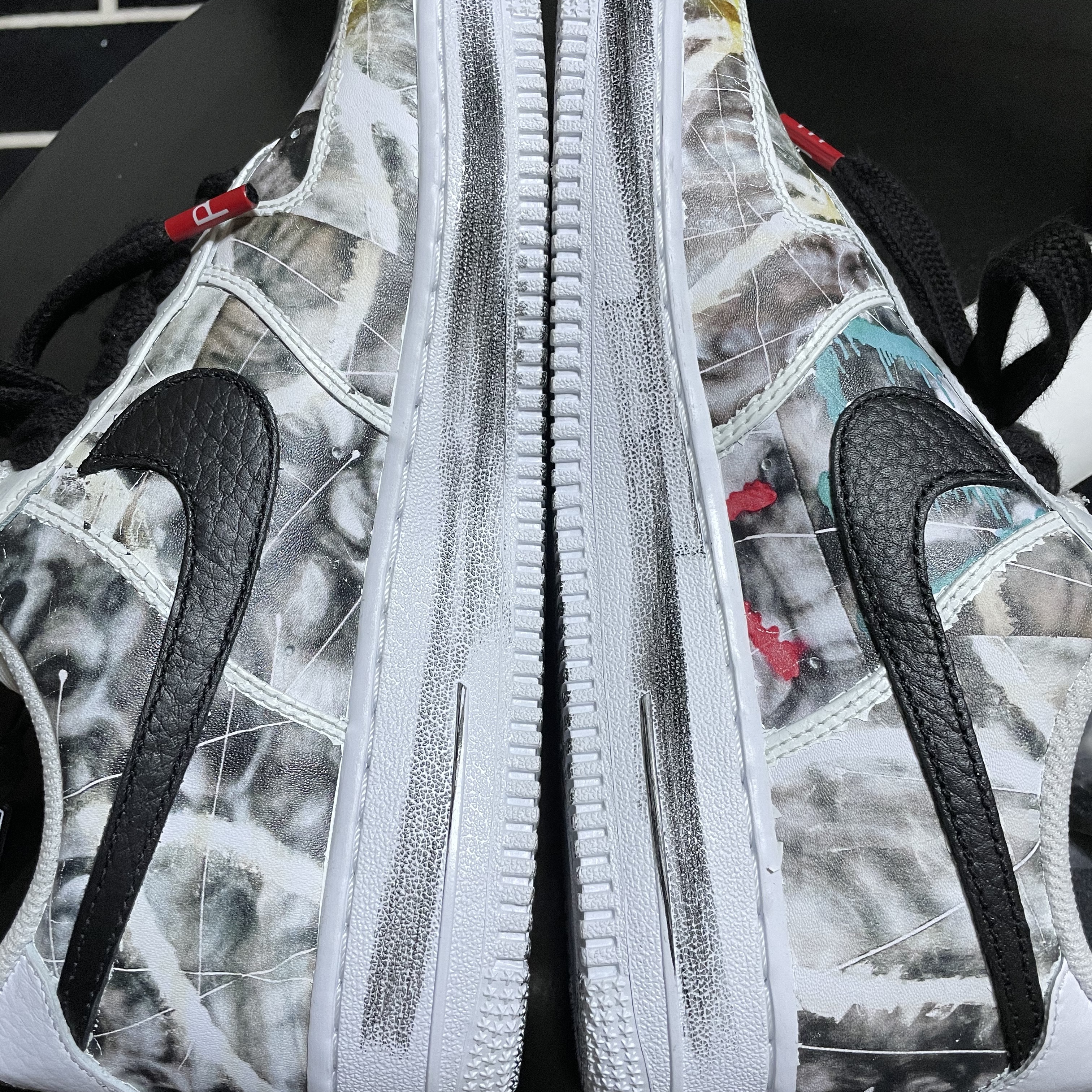 Nike x Peaceminusone Air Force 1 Low Para-Noise 2.0 착용 스타일 - 4