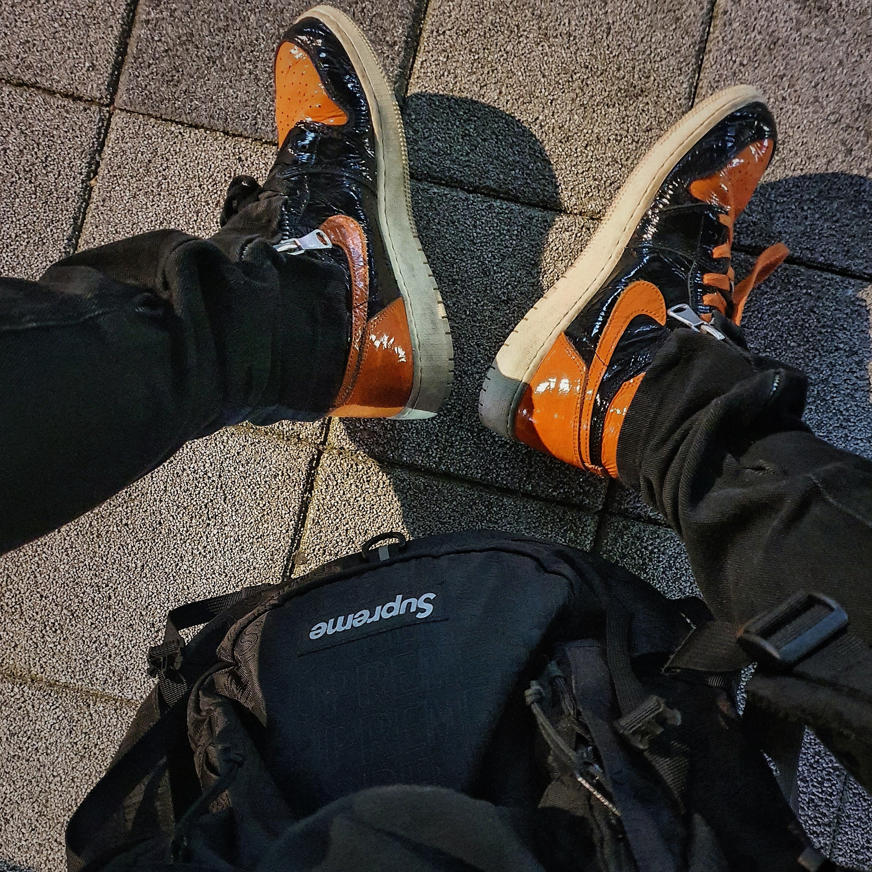 Jordan 1 Retro High Shattered Backboard 3.0 착용 스타일