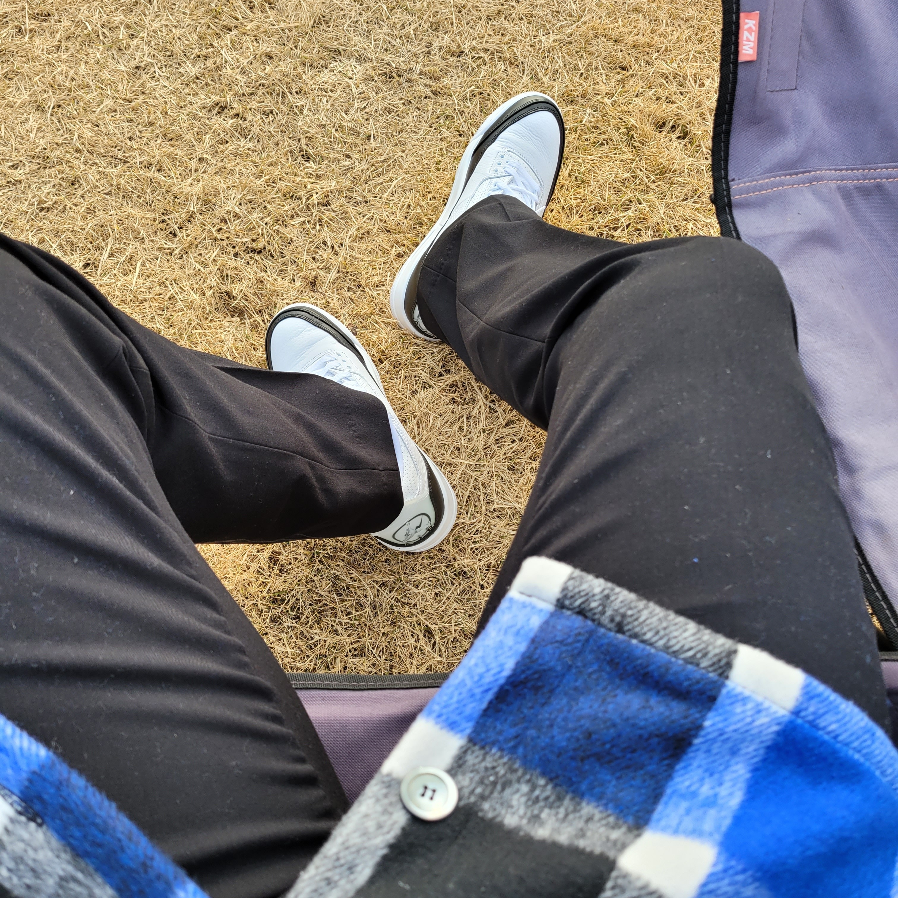 Jordan 3 x Fragment Retro SP White Black 착용 스타일