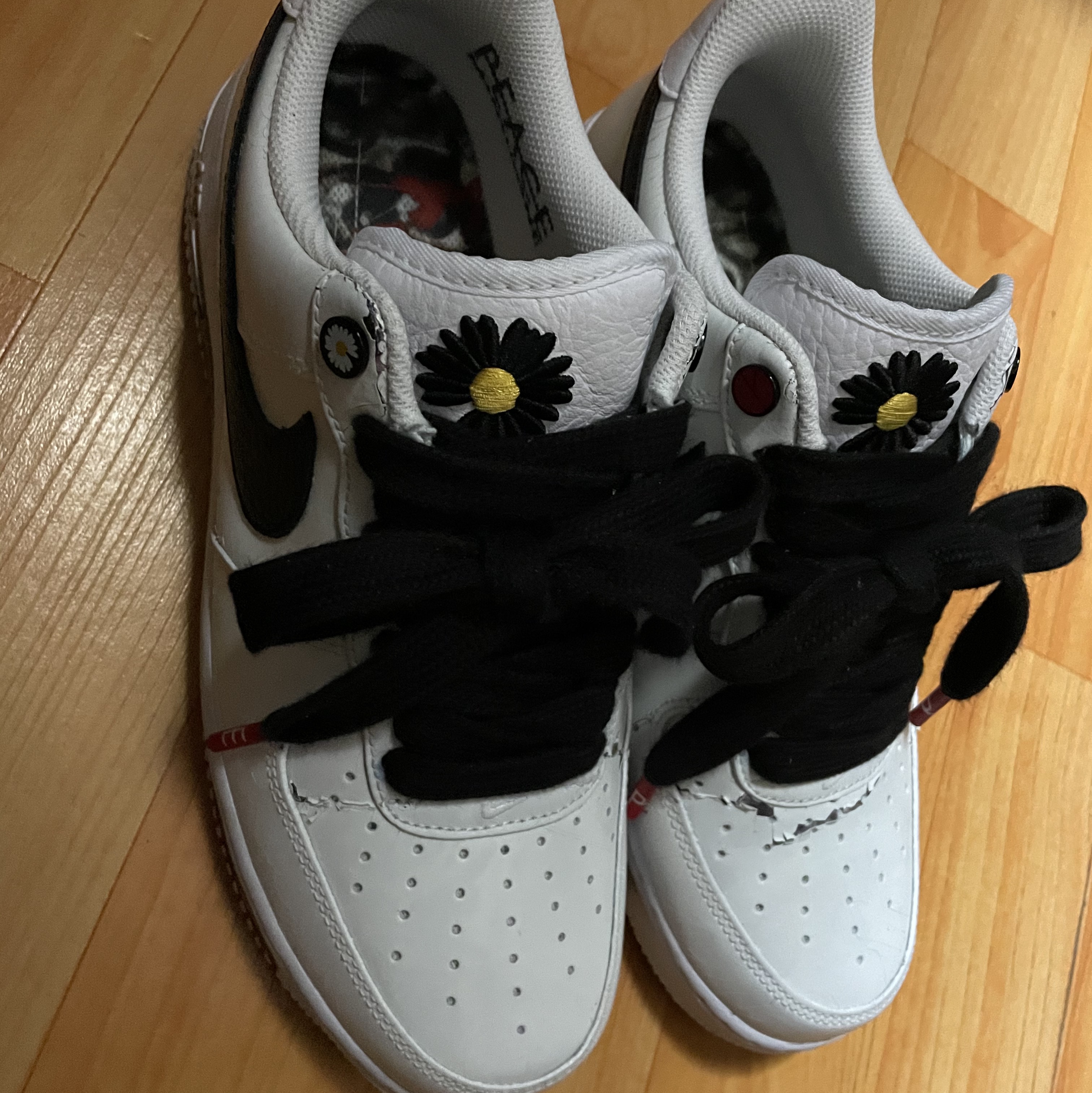 Nike x Peaceminusone Air Force 1 Low Para-Noise 2.0 착용 스타일