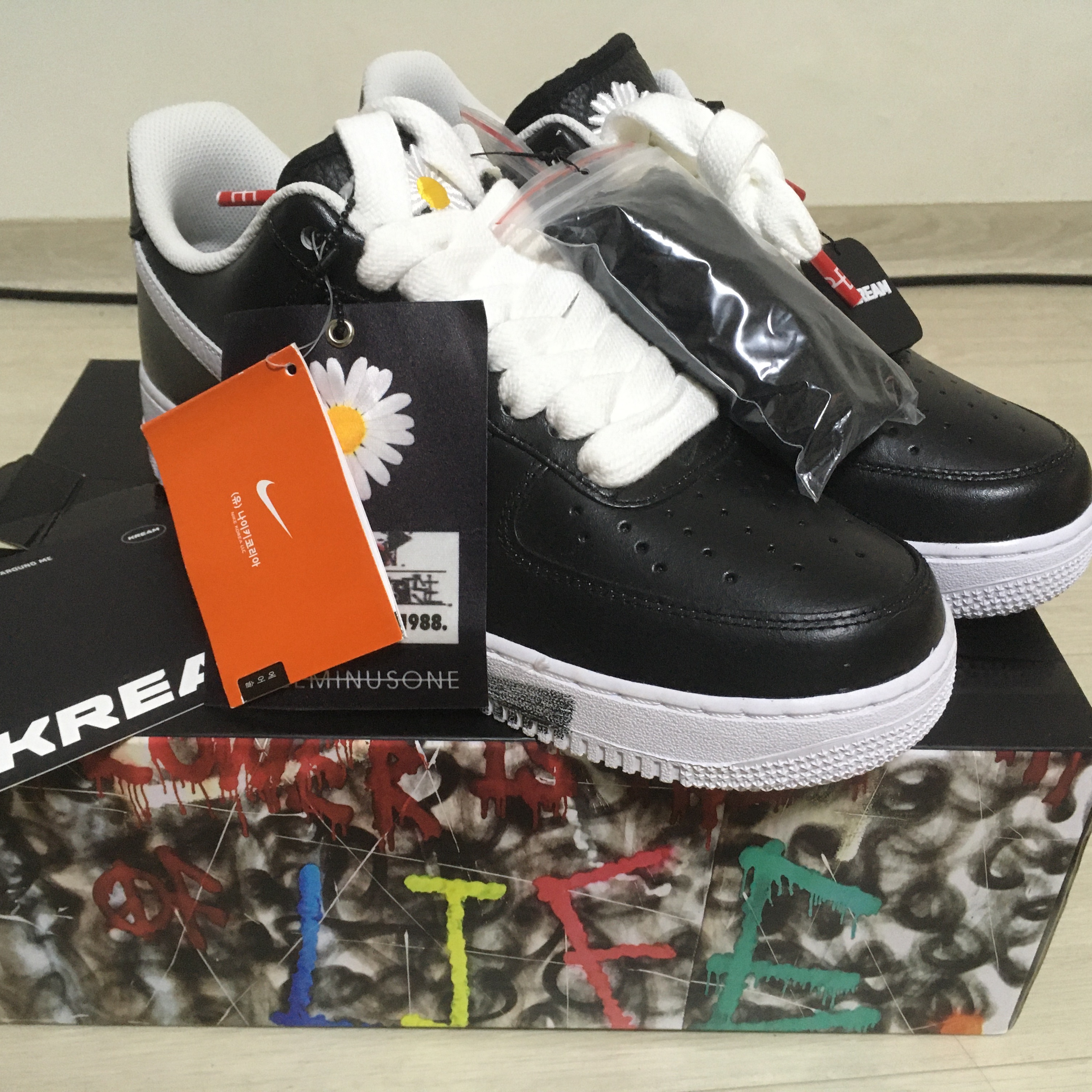 Nike x Peaceminusone Air Force 1 Low Para-Noise 착용 스타일