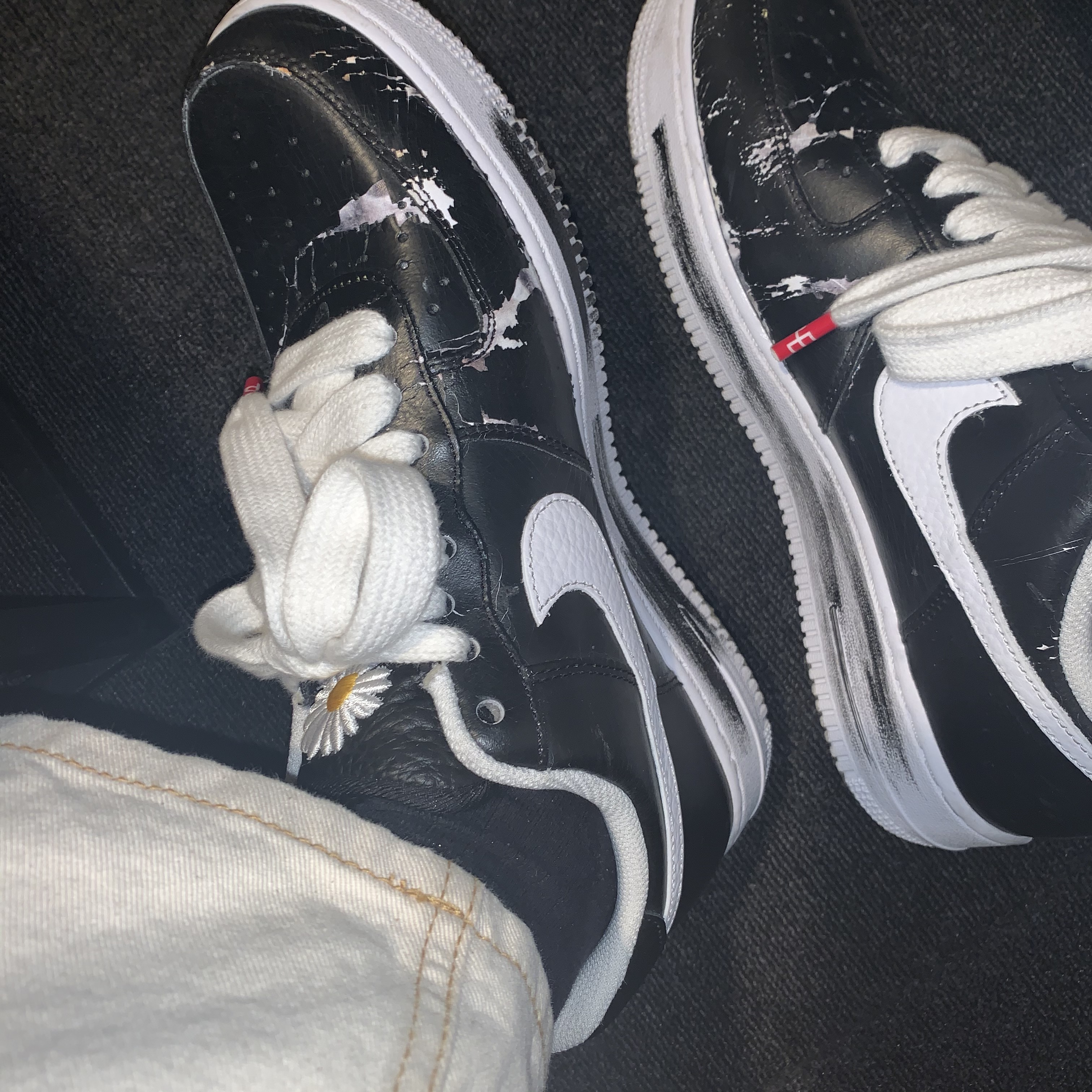 Nike x Peaceminusone Air Force 1 Low Para-Noise 착용 스타일