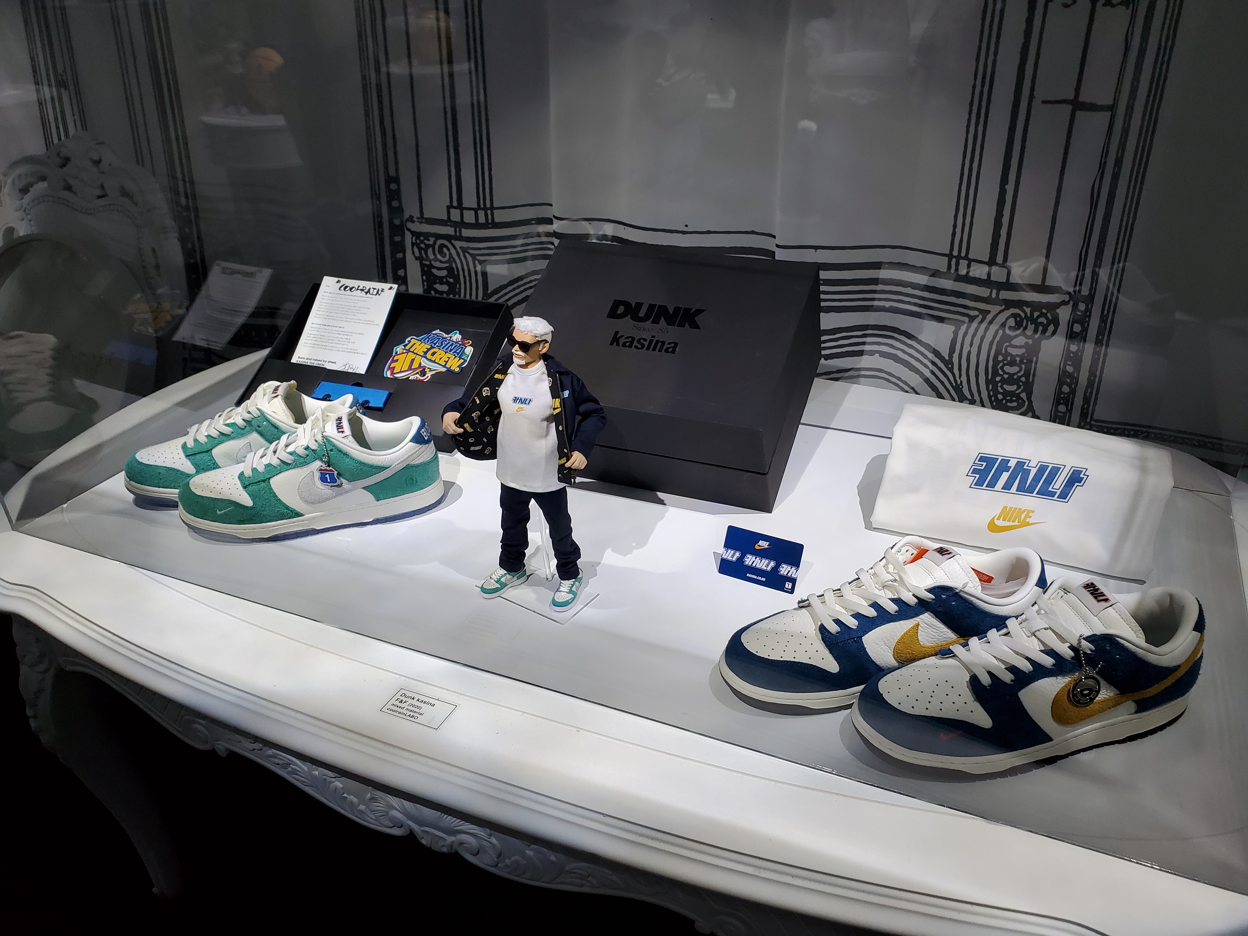 Nike x Kasina Dunk Low 80's Bus, Nike x Kasina Dunk Low Road Sign - Kasina Exclusive 착용 스타일