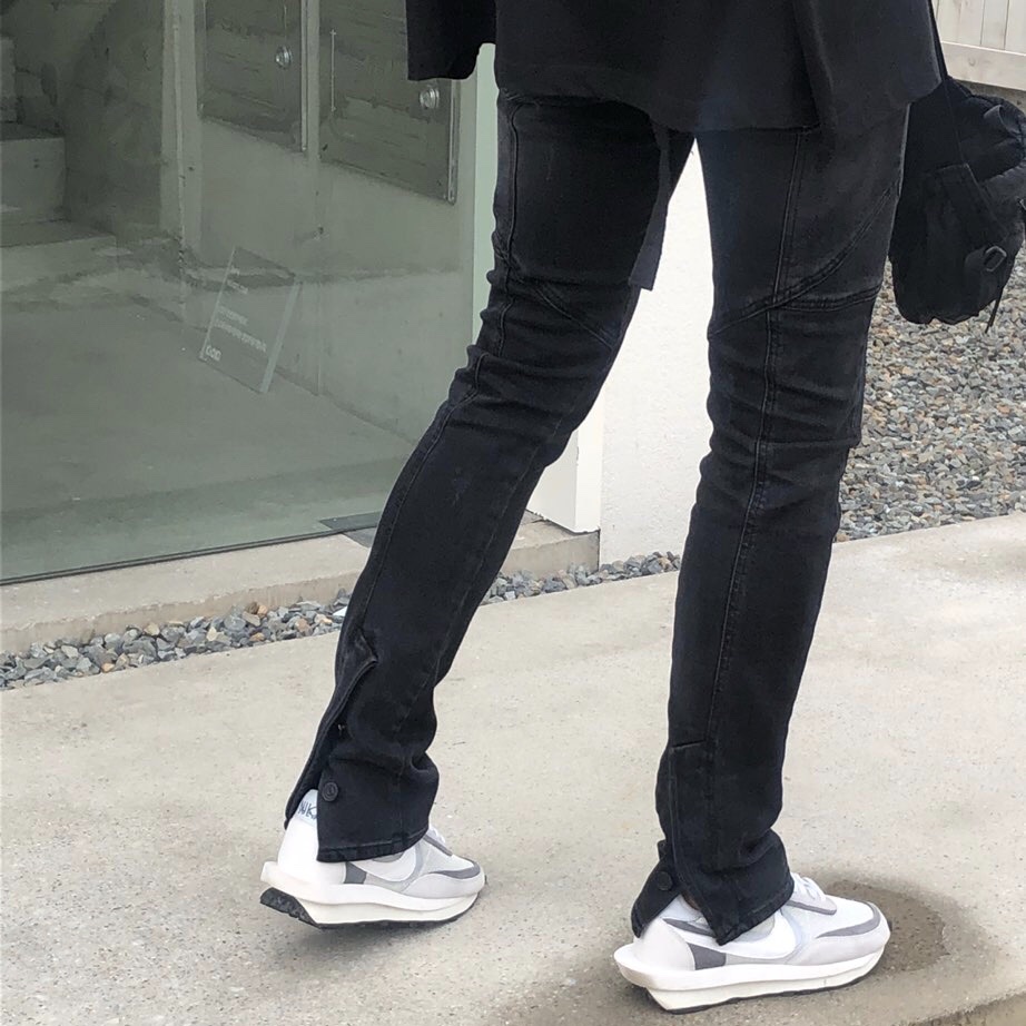 Nike x Sacai LDWaffle Summit White 착용 스타일