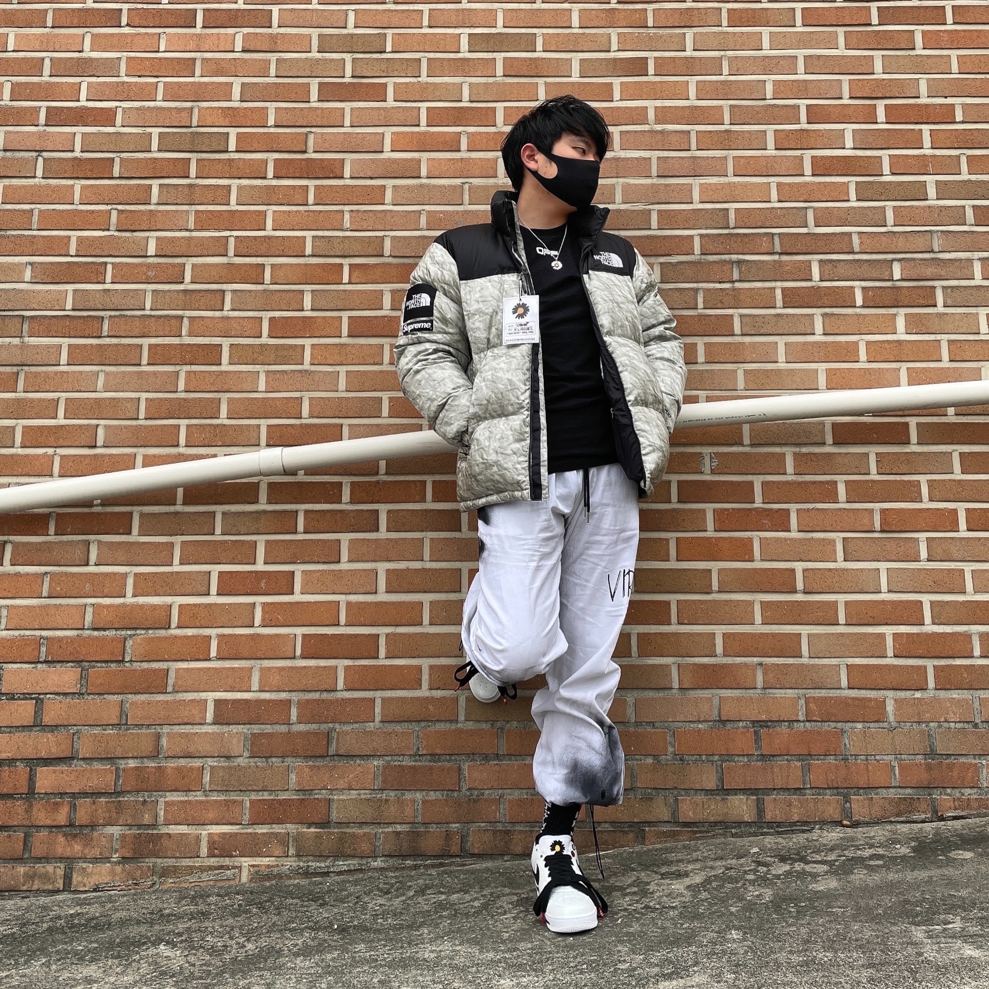 Nike x Peaceminusone Air Force 1 Low Para-Noise 2.0 착용 스타일 - 1