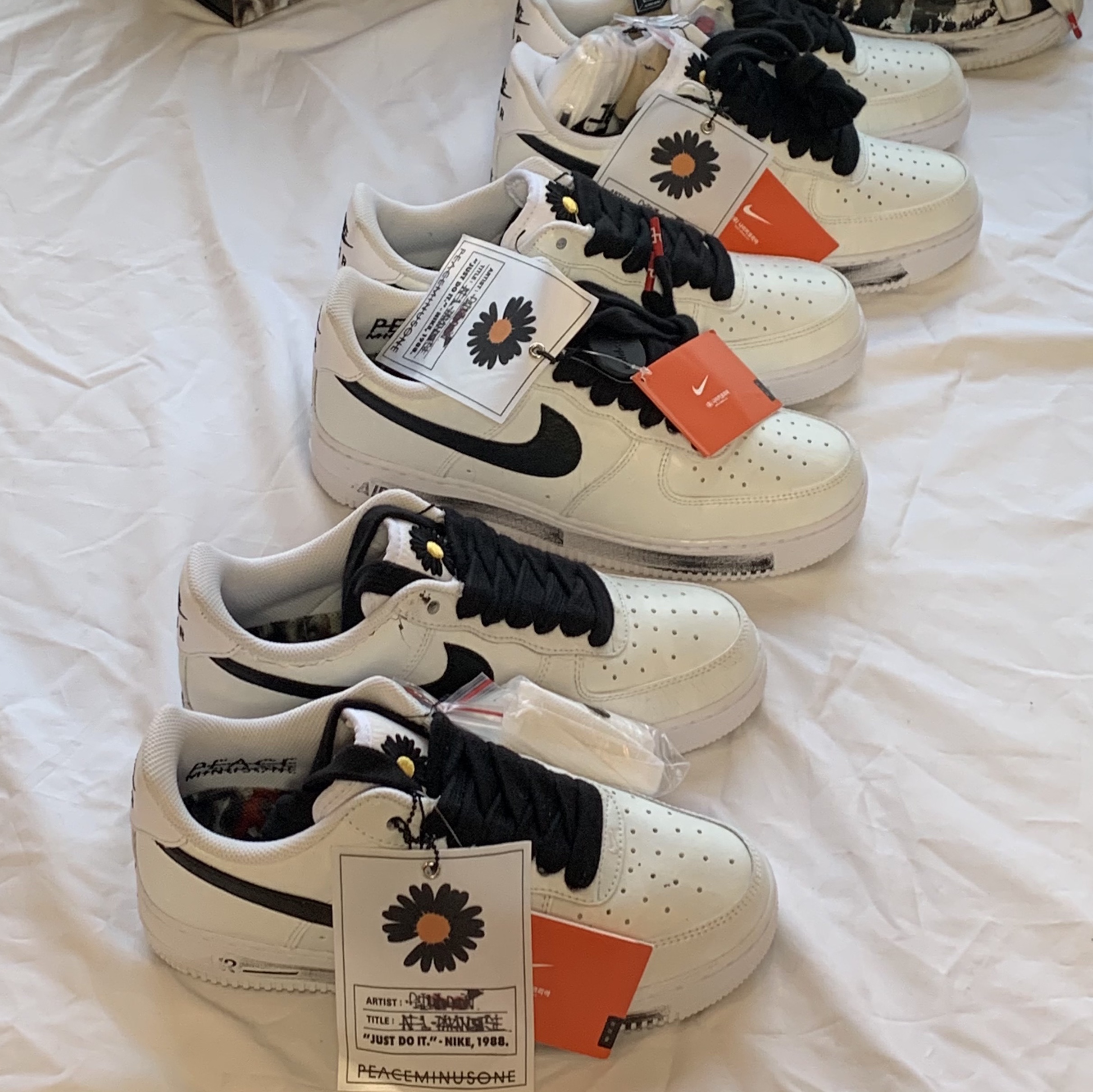 Nike x Peaceminusone Air Force 1 Low Para-Noise 2.0 착용 스타일