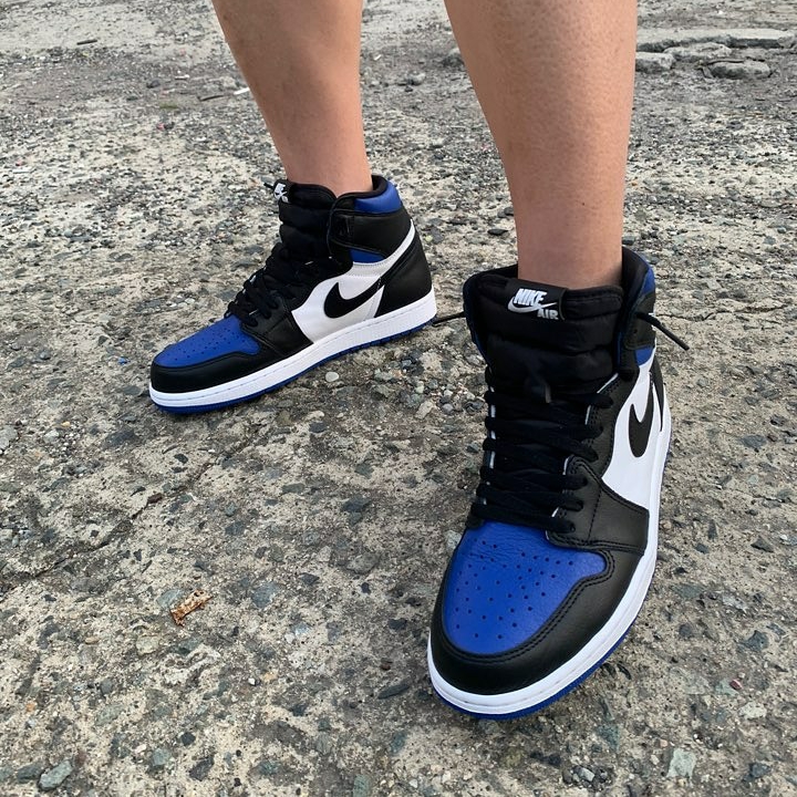 Jordan 1 Retro High OG Royal Toe 착용 스타일