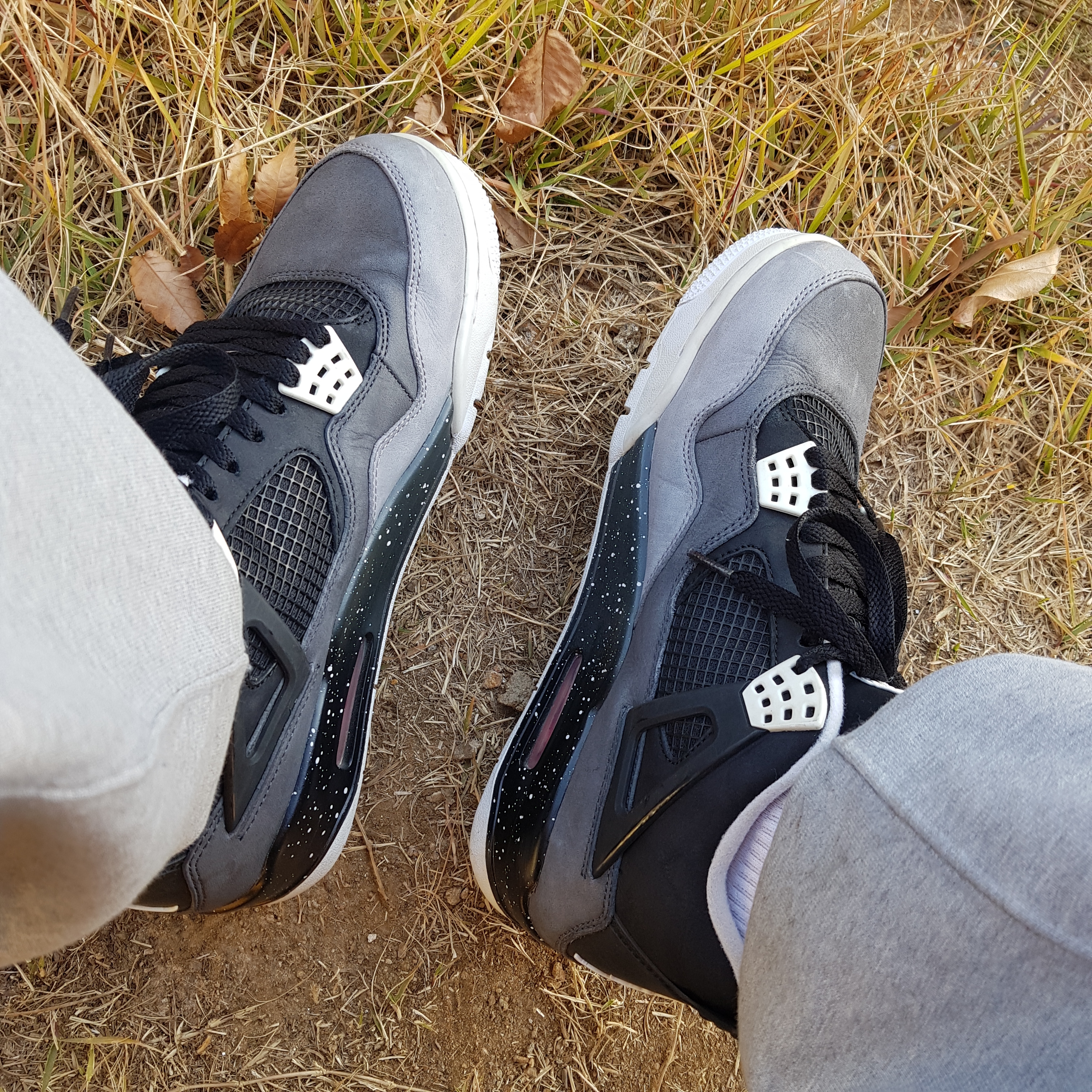 Jordan 4 Retro Fear Pack 착용 스타일 - 3