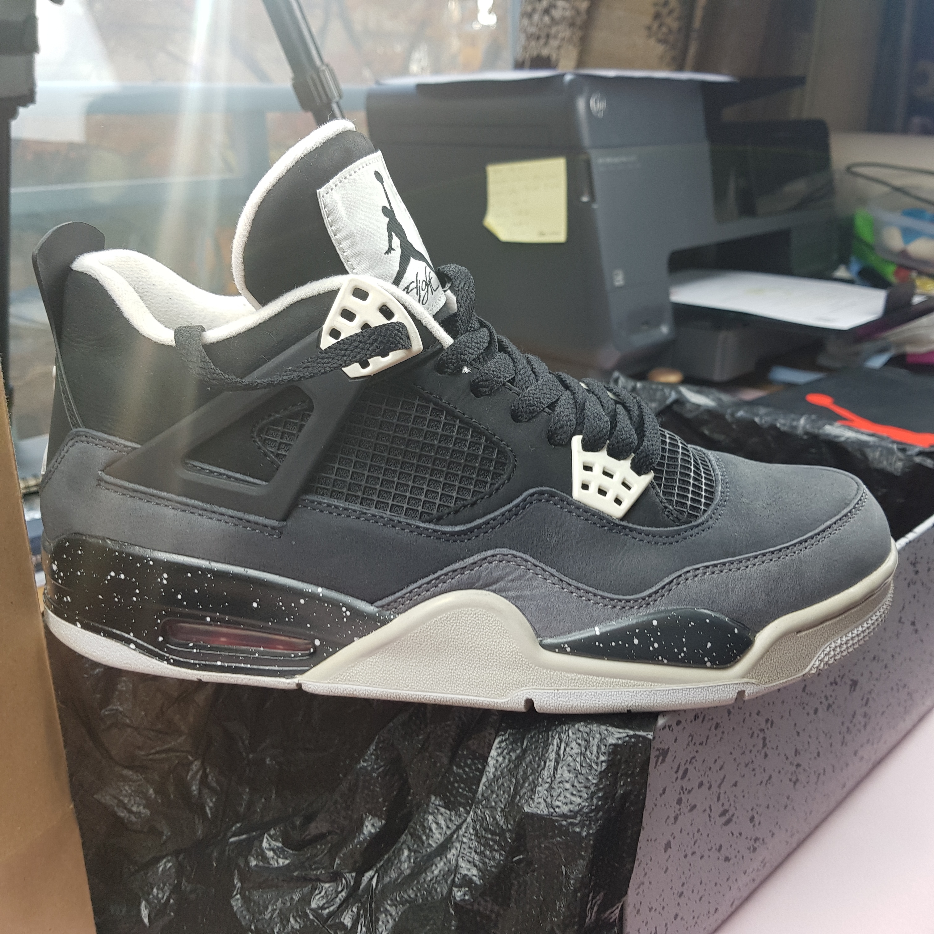 Jordan 4 Retro Fear Pack 착용 스타일 - 2