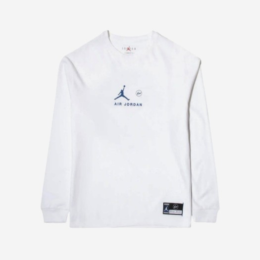 조던 x 프라그먼트 롱슬리브 티셔츠 화이트 - 아시아