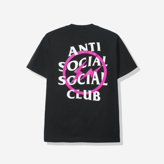 안티 소셜 소셜 클럽 x 프라그먼트 볼트 티셔츠 핑크