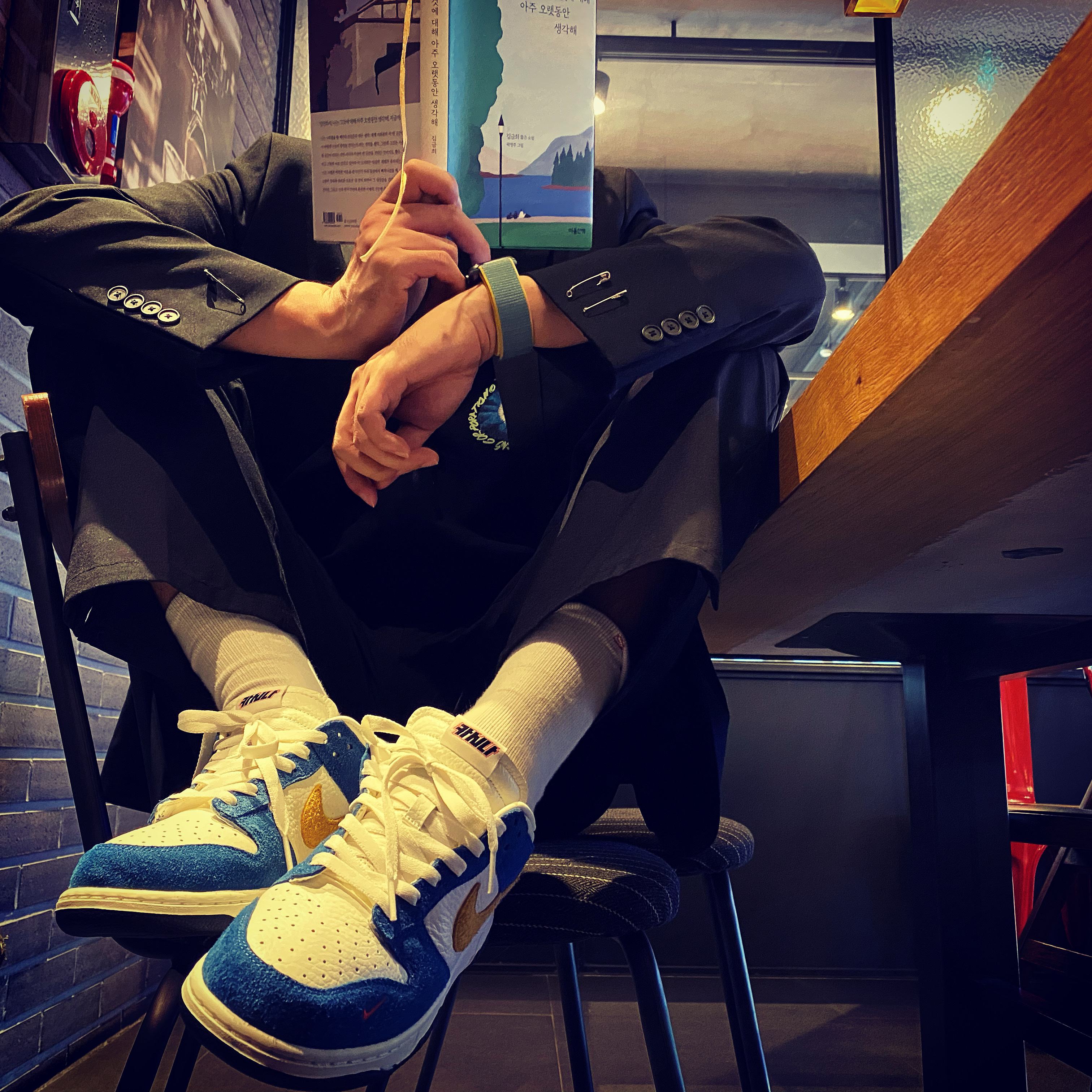 Nike x Kasina Dunk Low 80's Bus 착용 스타일