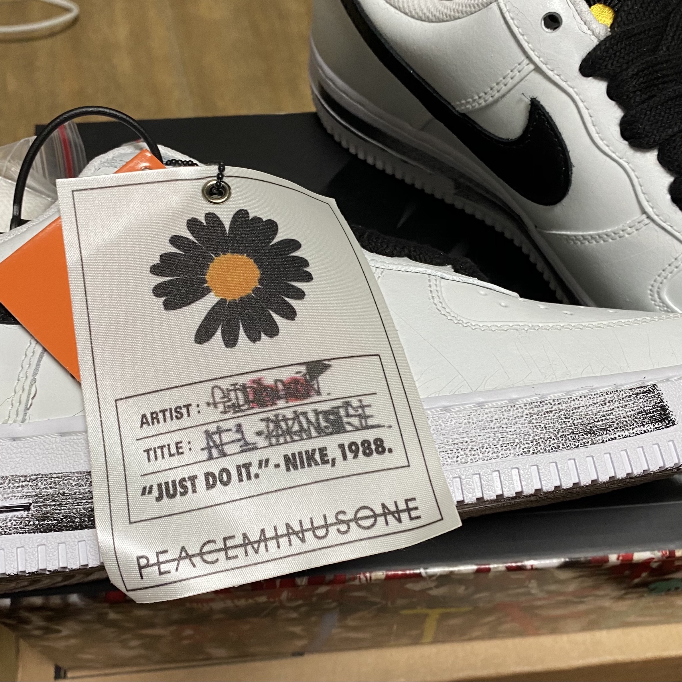 Nike x Peaceminusone Air Force 1 Low Para-Noise 2.0 착용 스타일 - 3