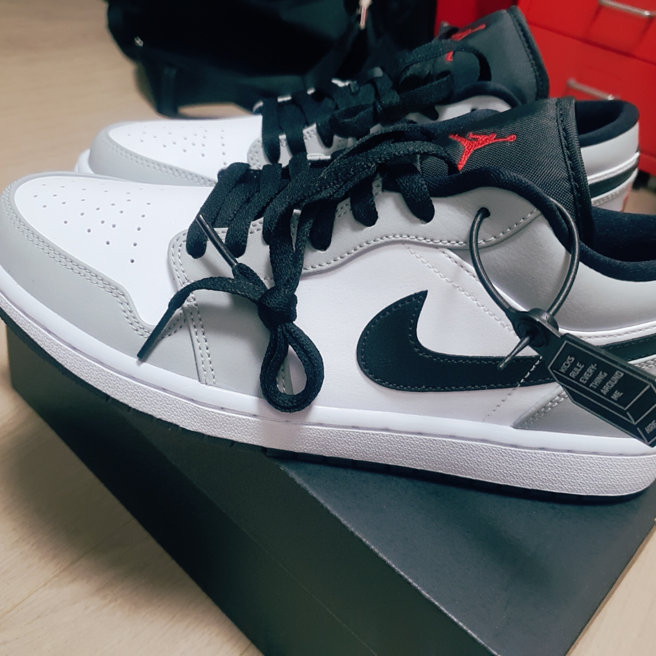 Jordan 1 Low Light Smoke Grey 착용 스타일 - 1