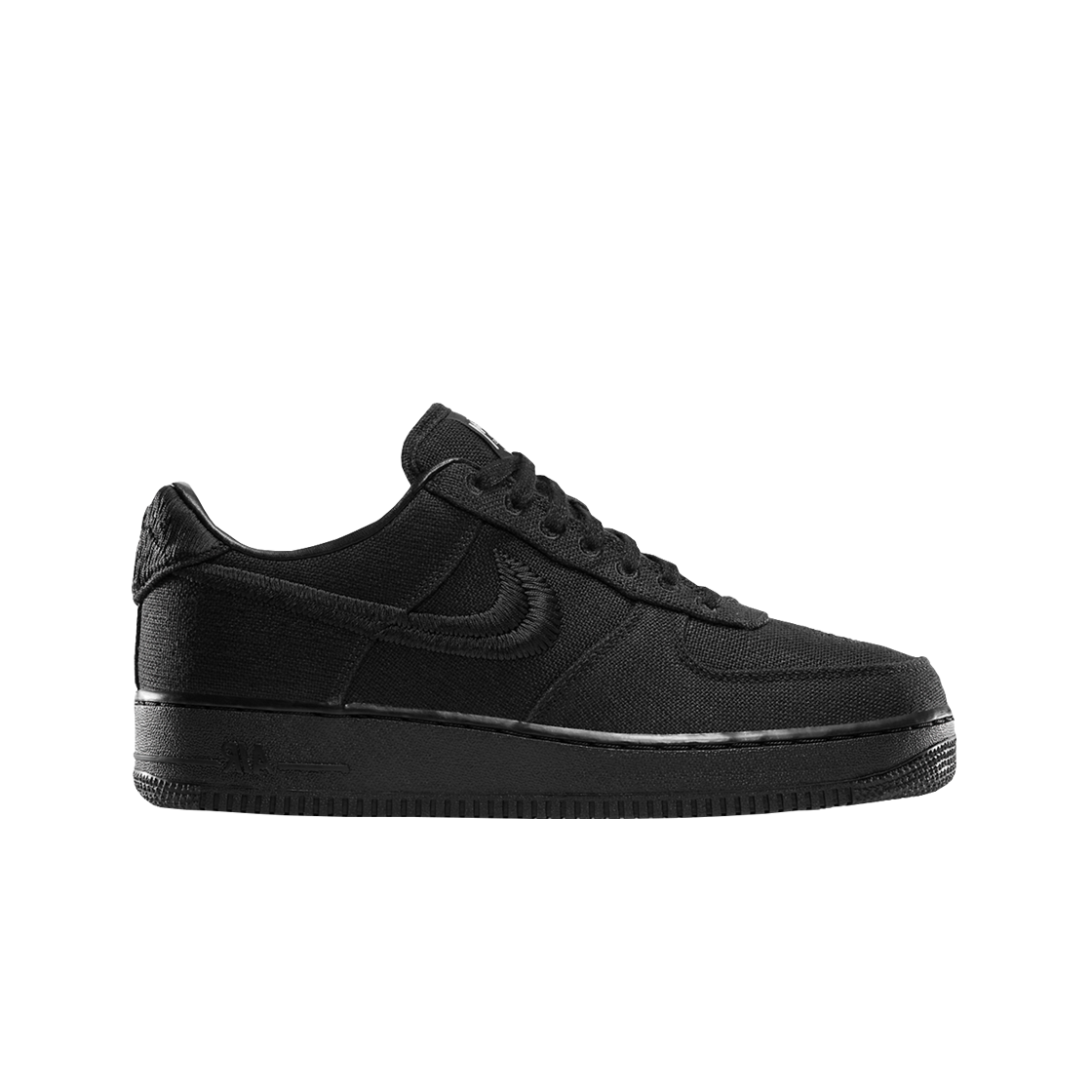 나이키 x 스투시 에어포스 1 로우 트리플 블랙(Nike x Stussy Air Force 1 Low Triple Black)