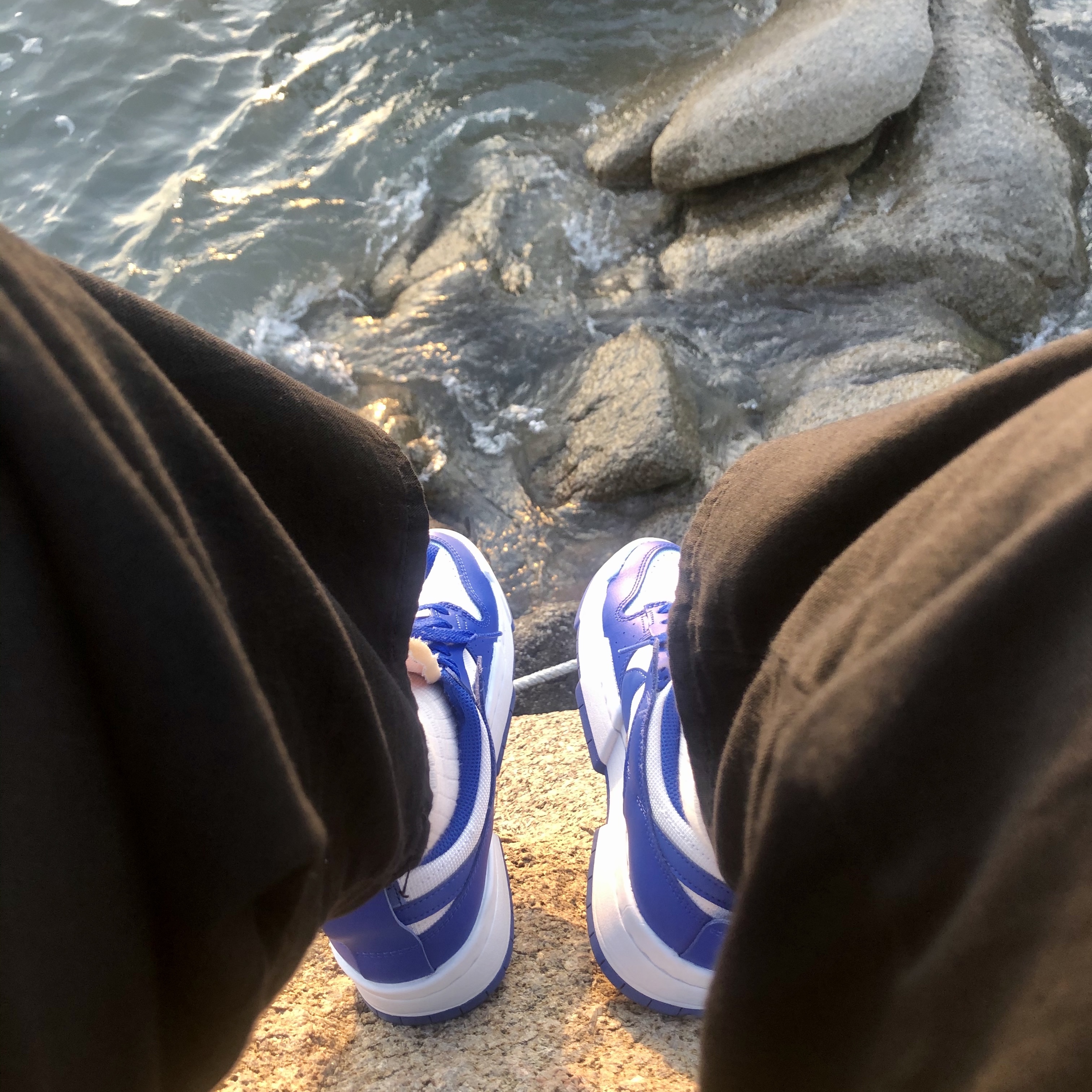 (W) Nike Dunk Low Disrupt Game Royal 착용 스타일