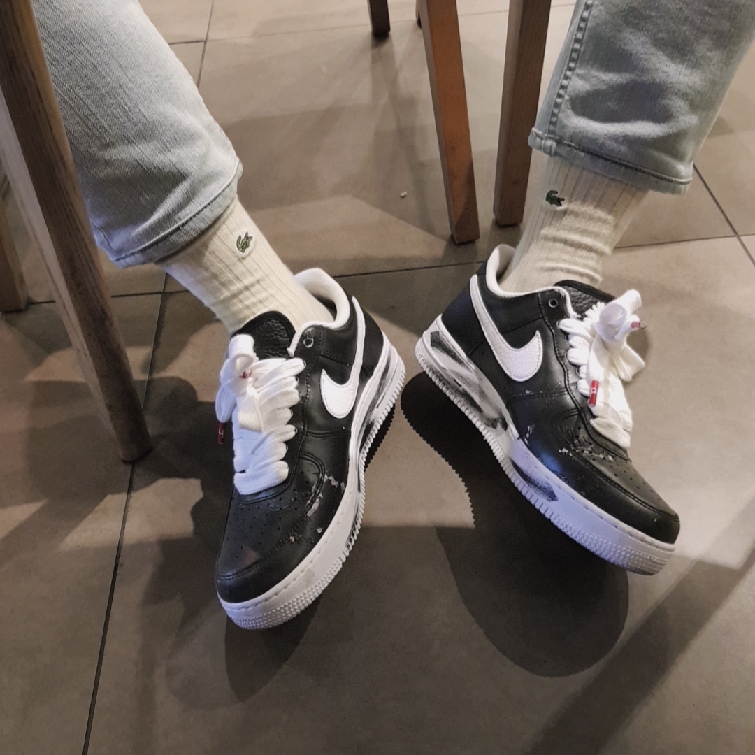 Nike x Peaceminusone Air Force 1 Low Para-Noise 착용 스타일