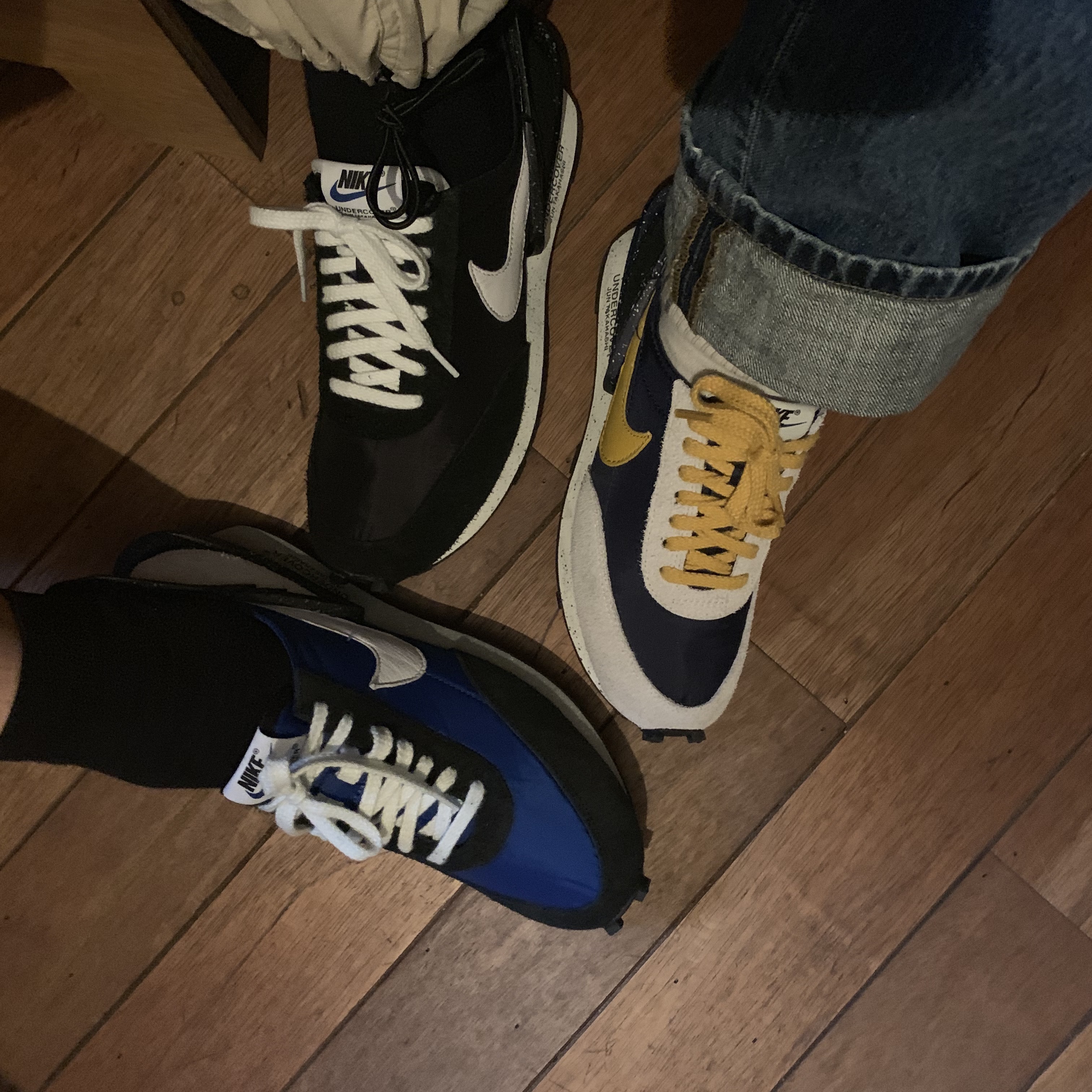 Nike x Undercover Daybreak Black, (W) Nike x Undercover Daybreak Obsidian 착용 스타일