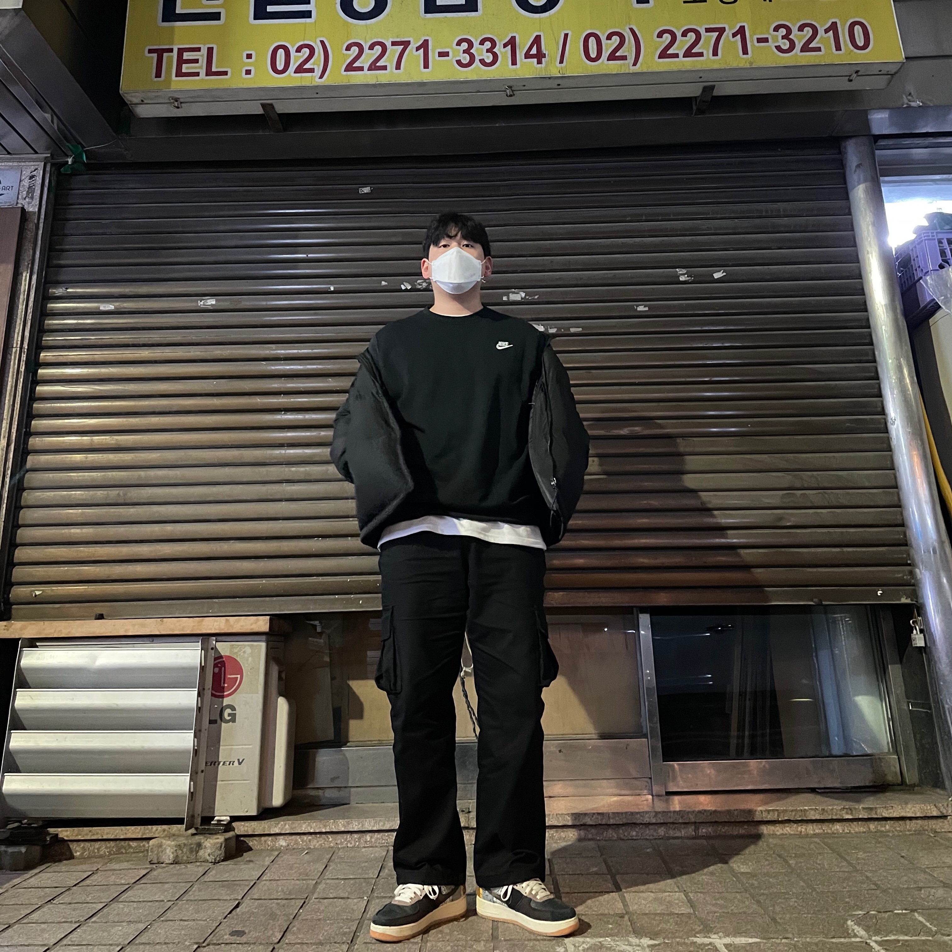 Nike x Travis Scott Air Force 1 Low Cactus Jack 착용 스타일