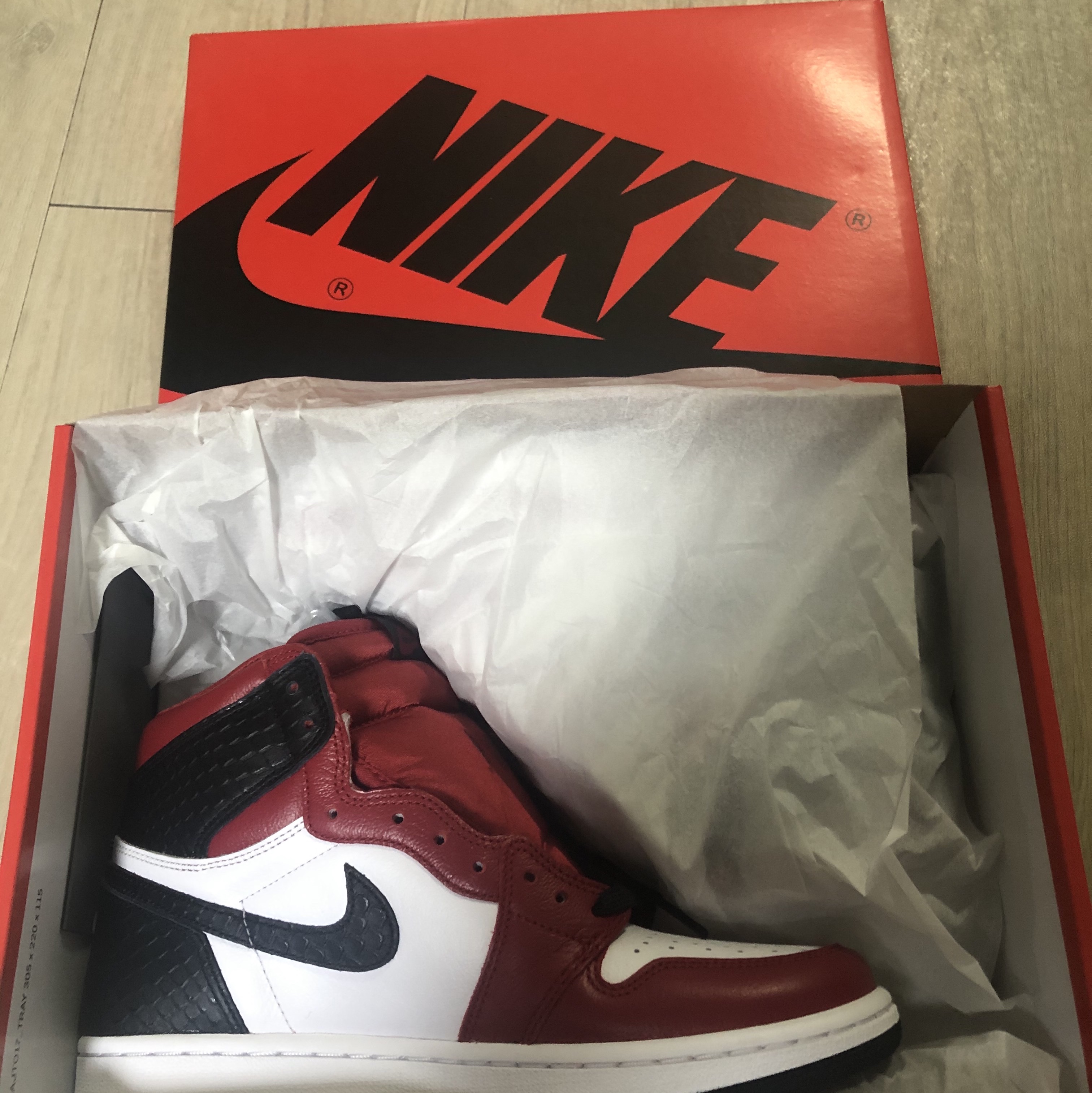 (W) Jordan 1 Retro High Satin Red 착용 스타일