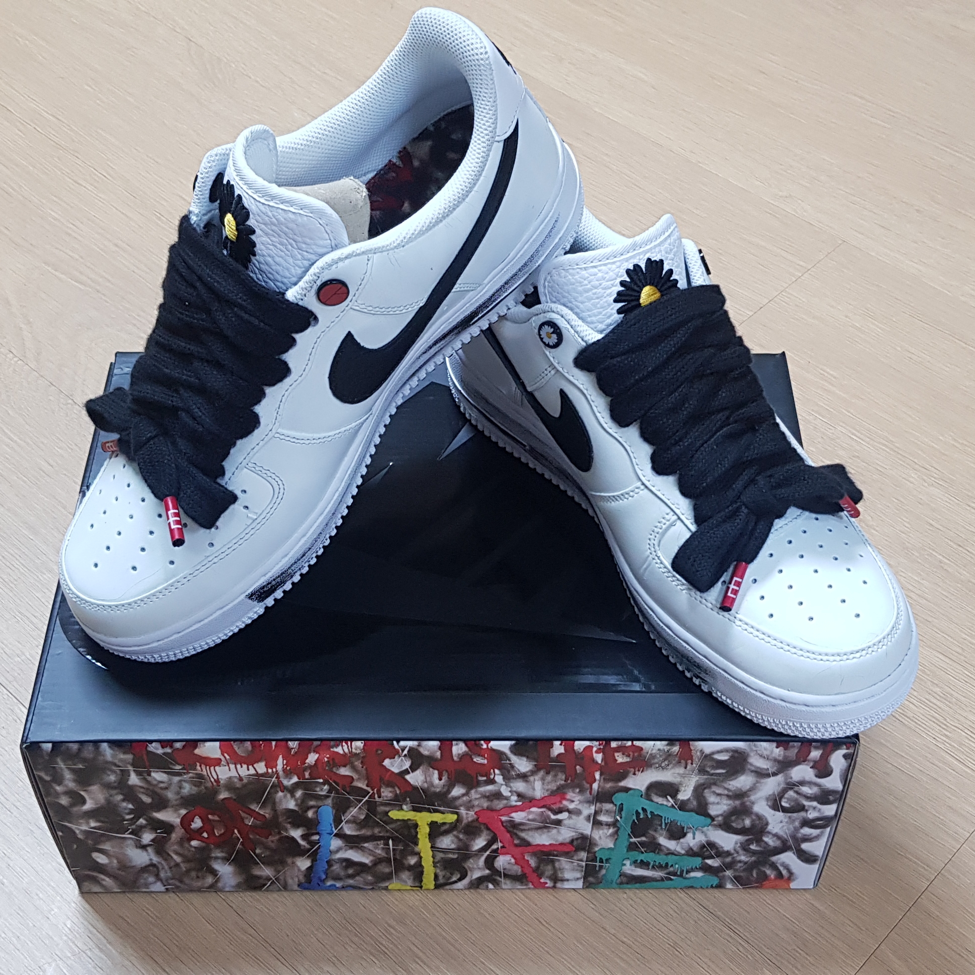Nike x Peaceminusone Air Force 1 Low Para-Noise 2.0 착용 스타일 - 2