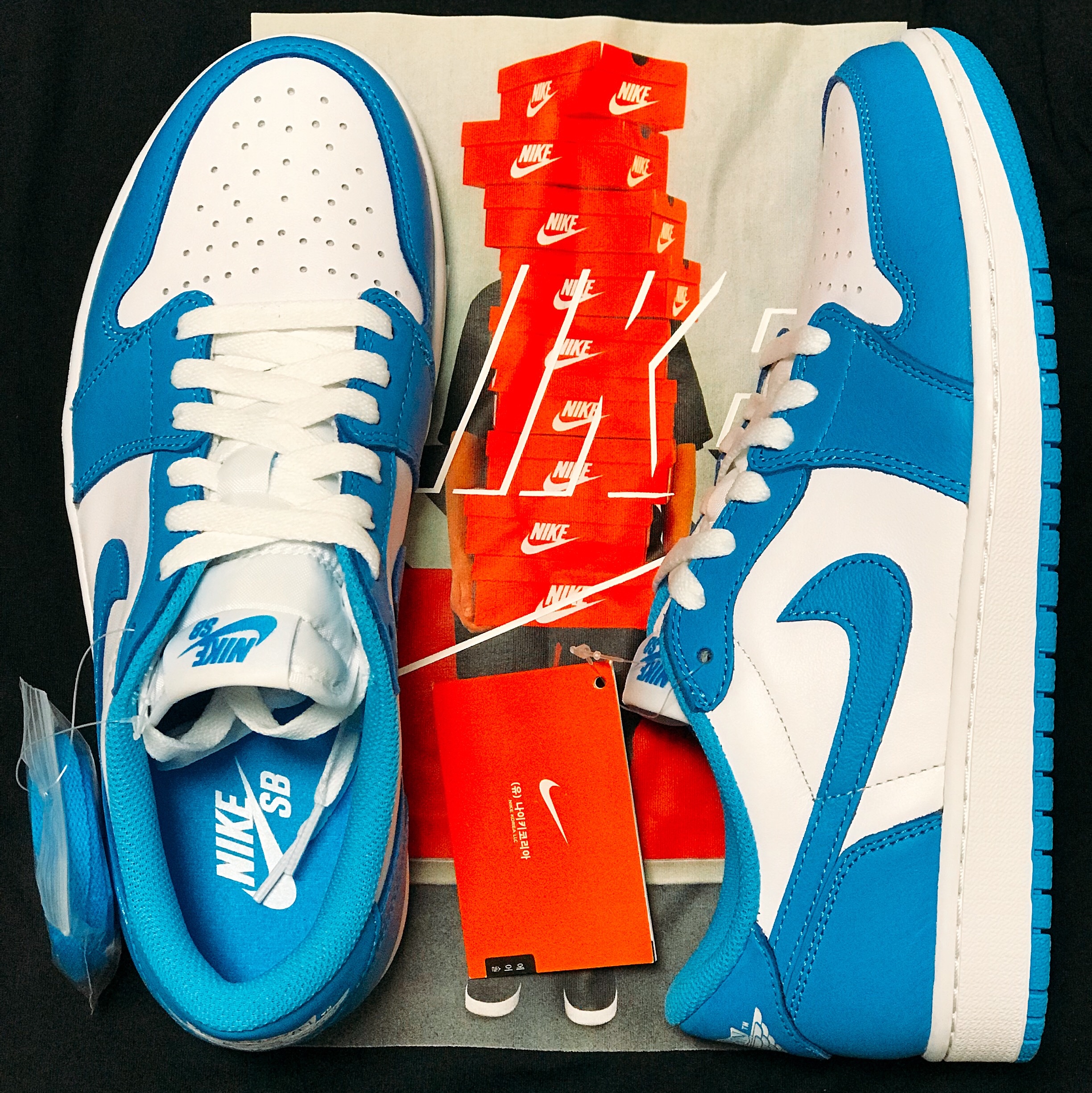 Jordan 1 Low SB UNC 착용 스타일 - 3