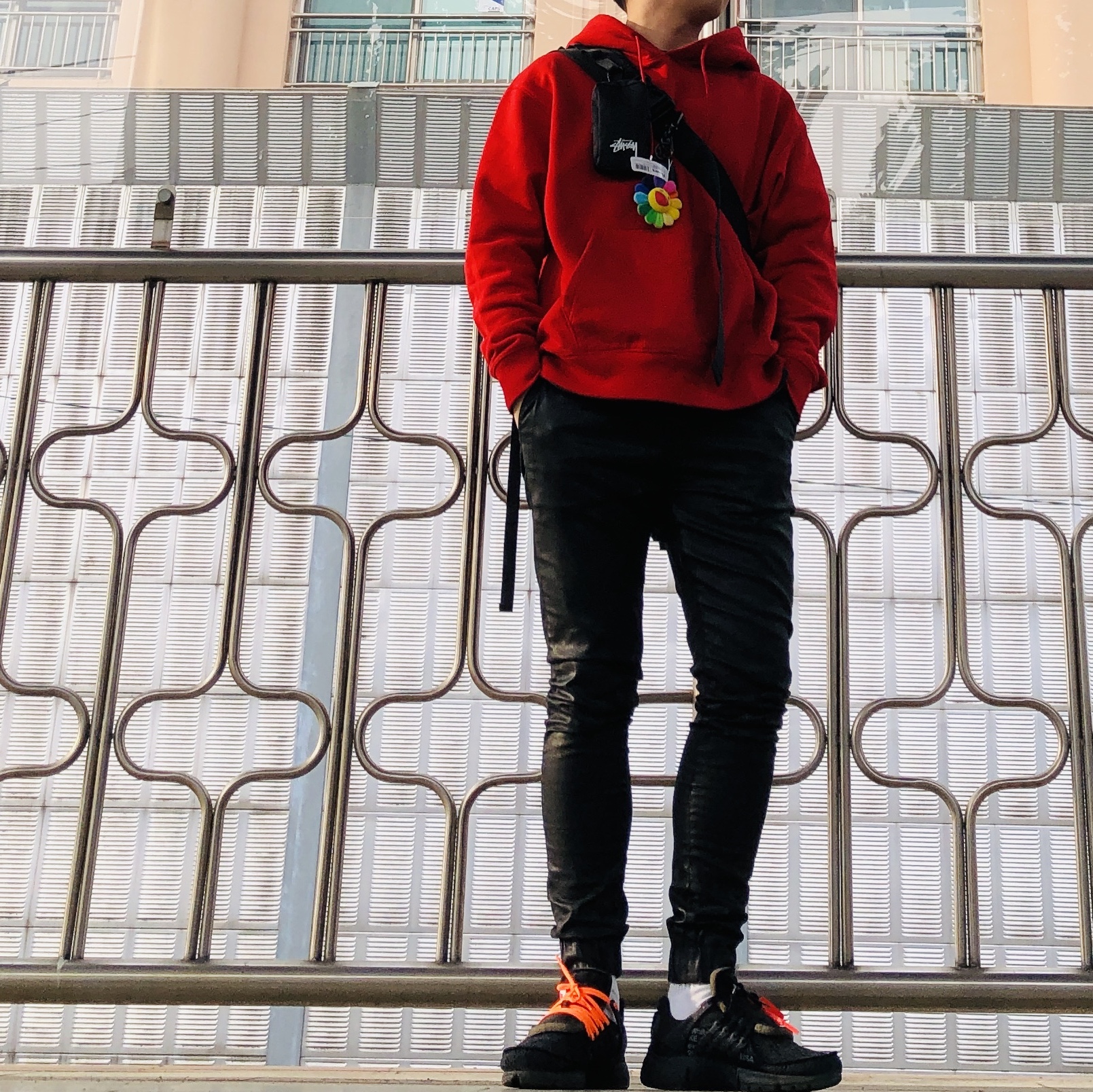 Nike x Off-White Air Presto Black 착용 스타일
