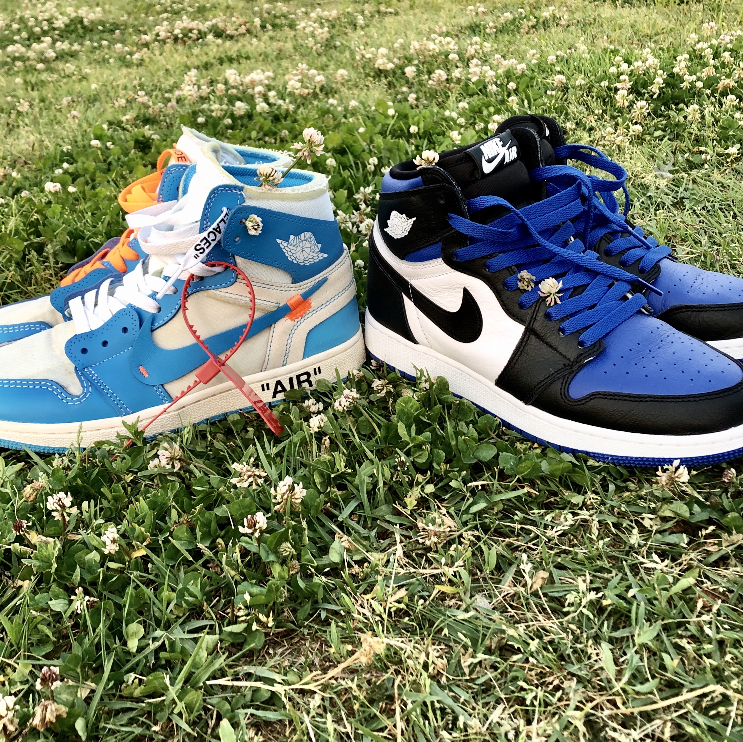 (GS) Jordan 1 Retro High OG Royal Toe 착용 스타일
