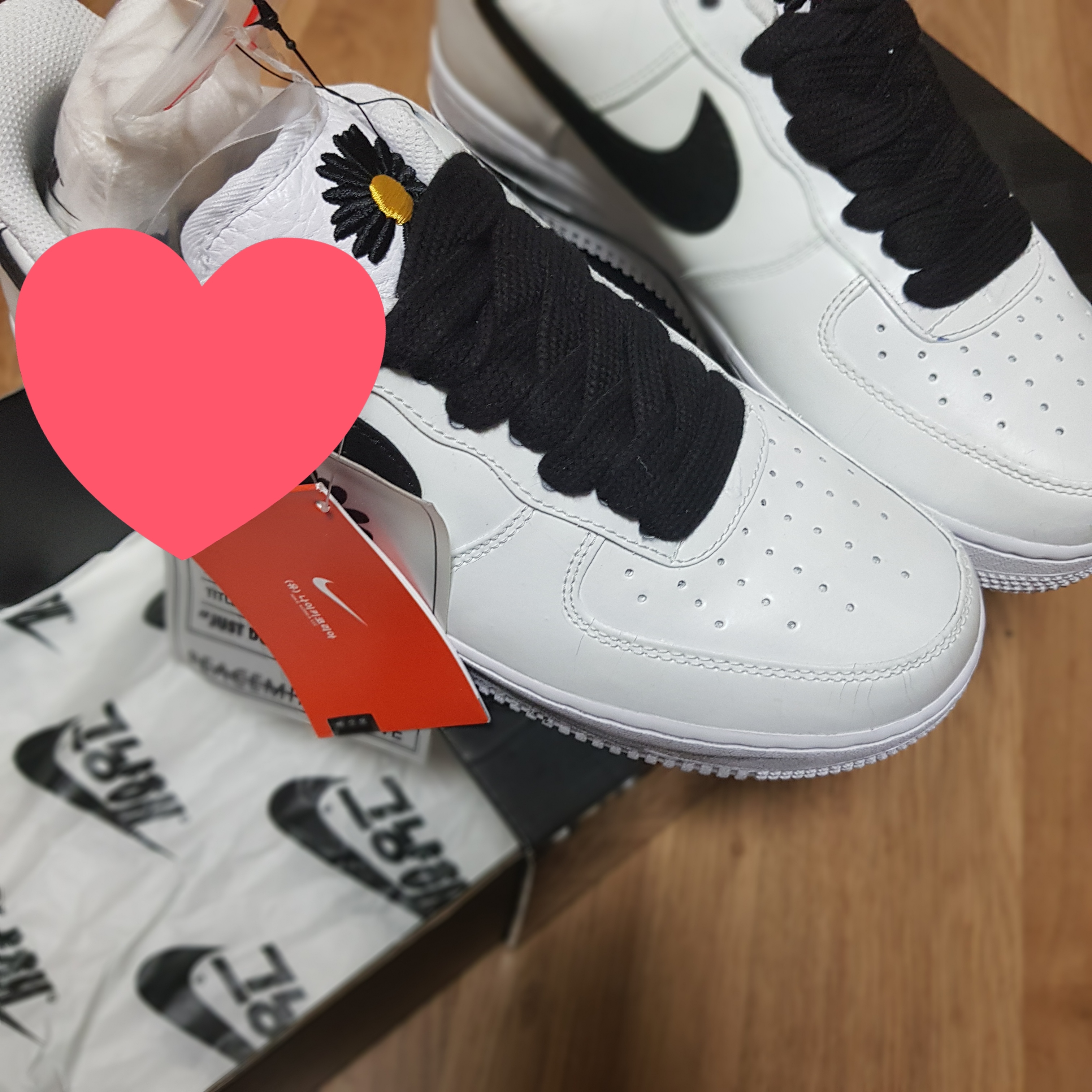 Nike x Peaceminusone Air Force 1 Low Para-Noise 2.0 착용 스타일
