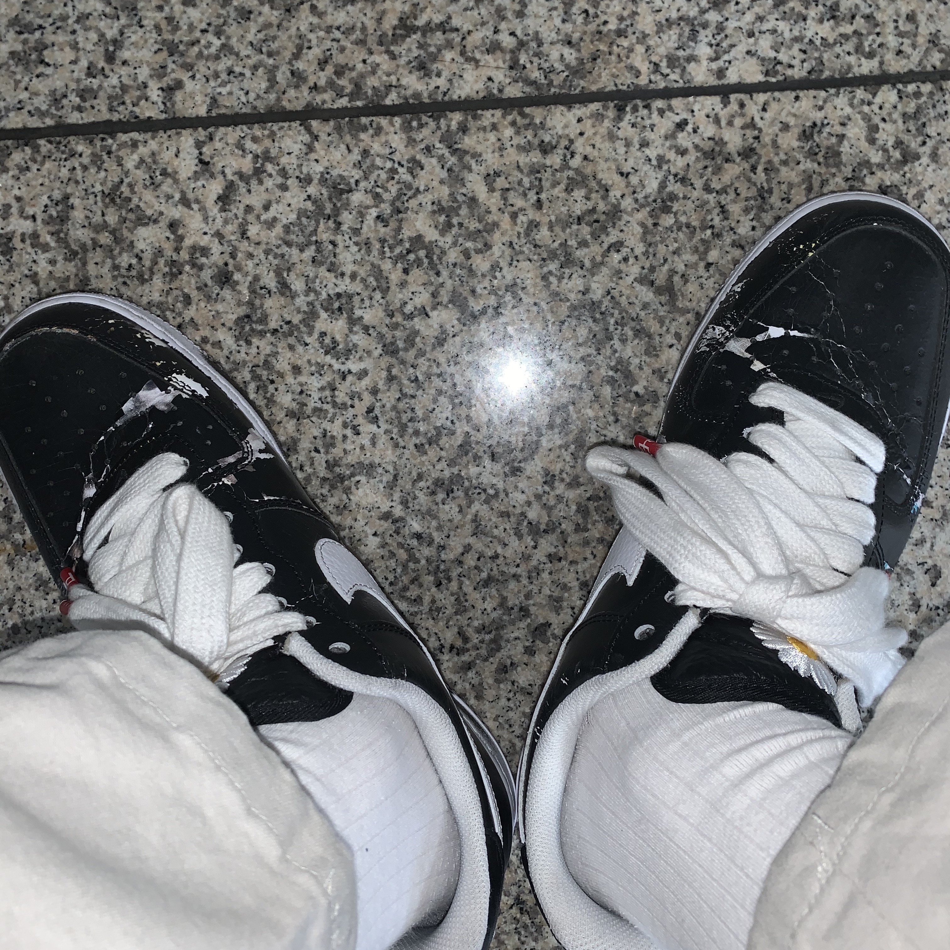 Nike x Peaceminusone Air Force 1 Low Para-Noise 착용 스타일