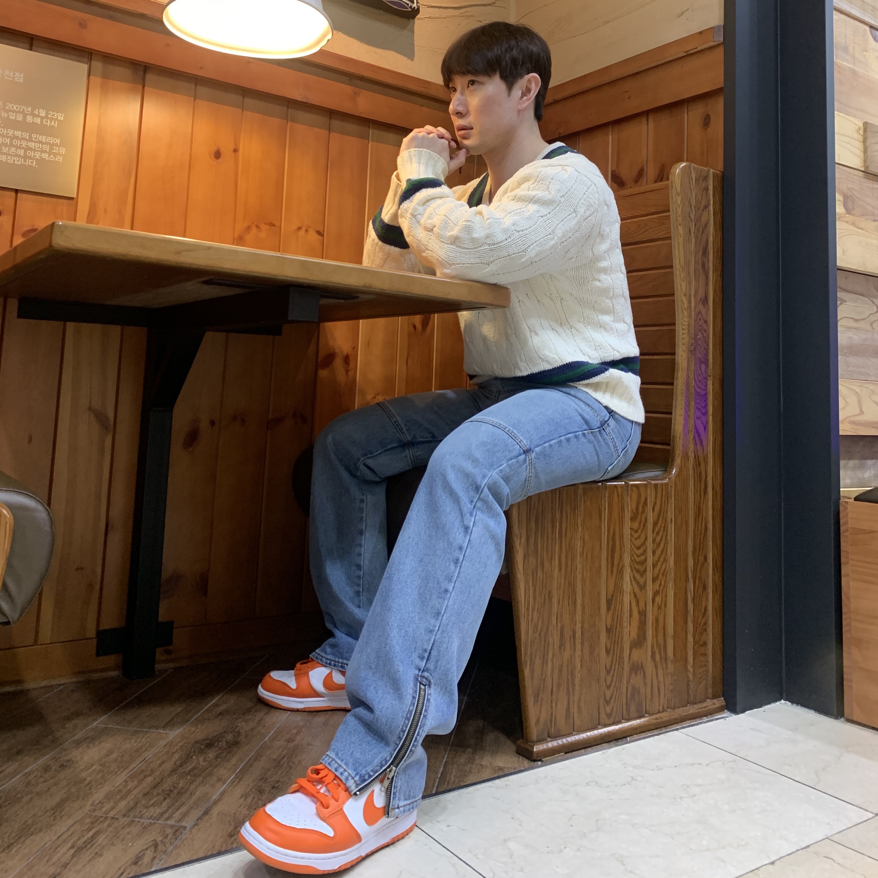 Nike Dunk Low SP Syracuse 2020 착용 스타일