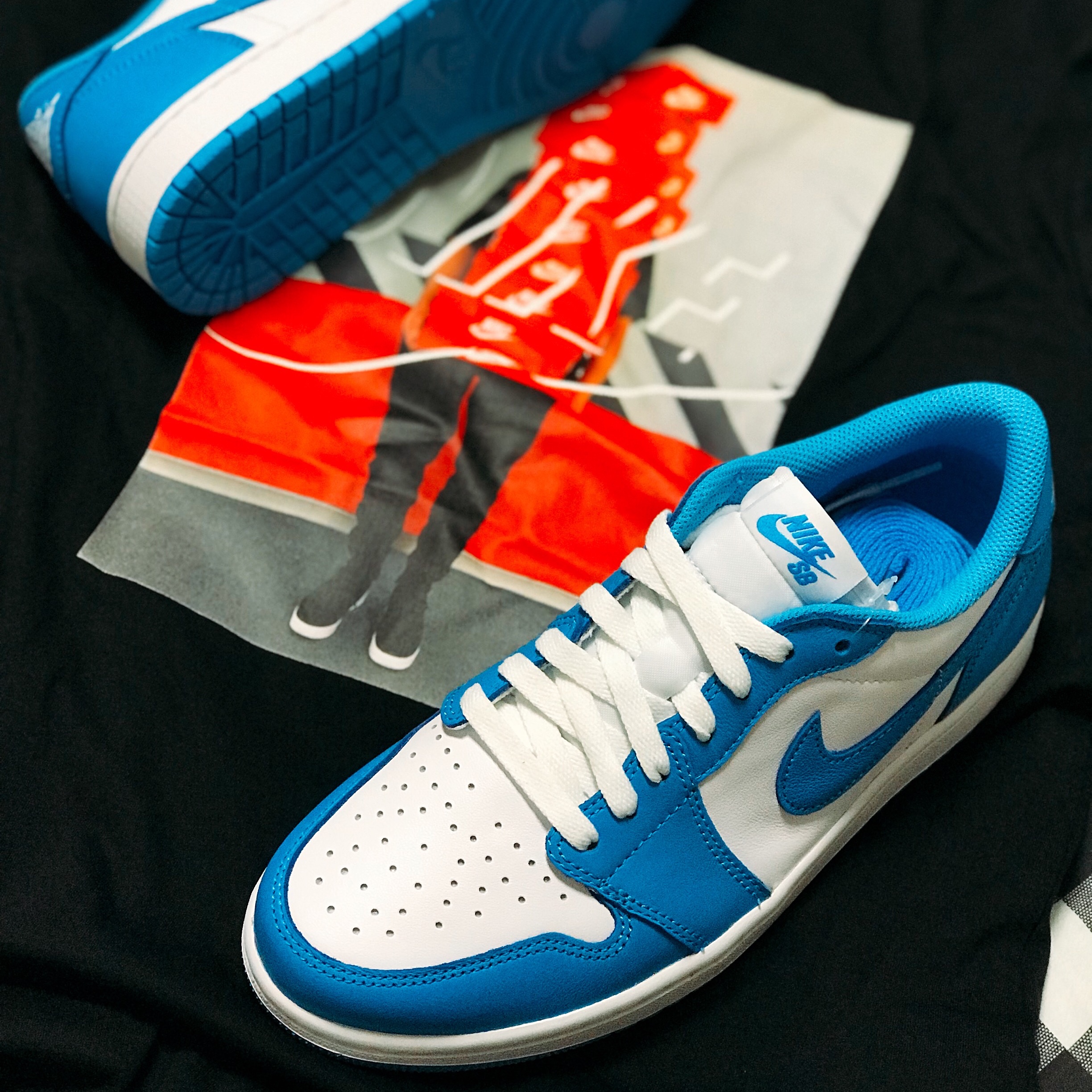 Jordan 1 Low SB UNC 착용 스타일 - 2