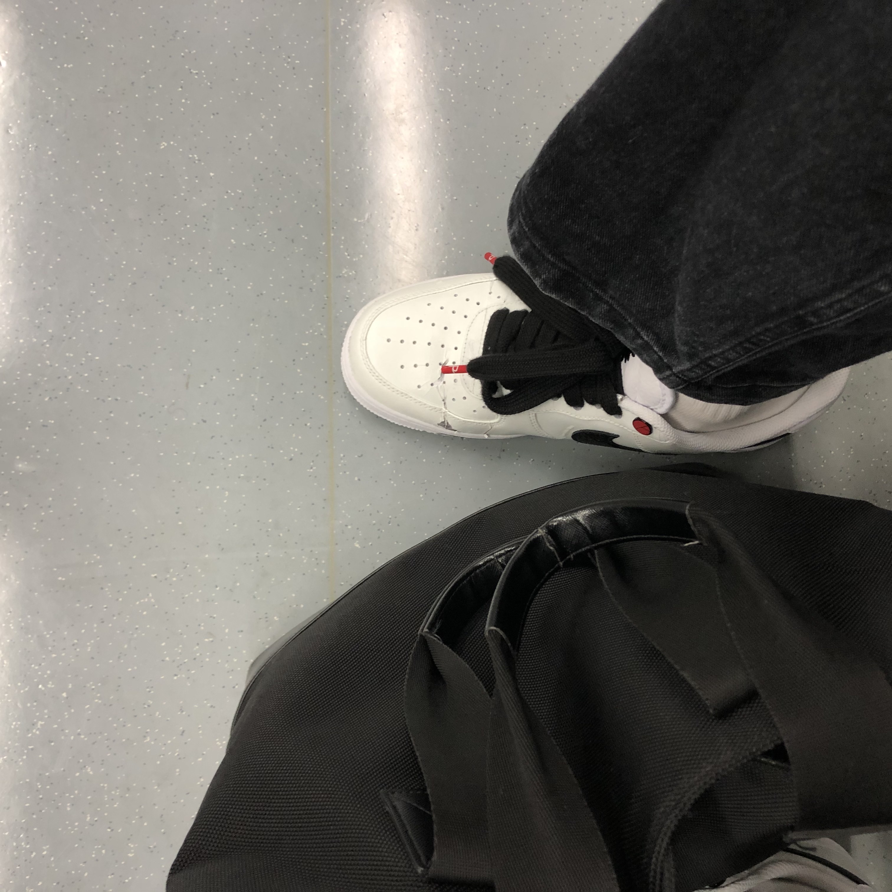 Nike x Peaceminusone Air Force 1 Low Para-Noise 2.0 착용 스타일