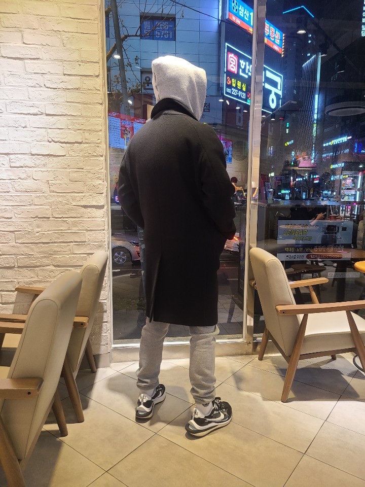Nike x Sacai VaporWaffle Black White 착용 스타일 - 1