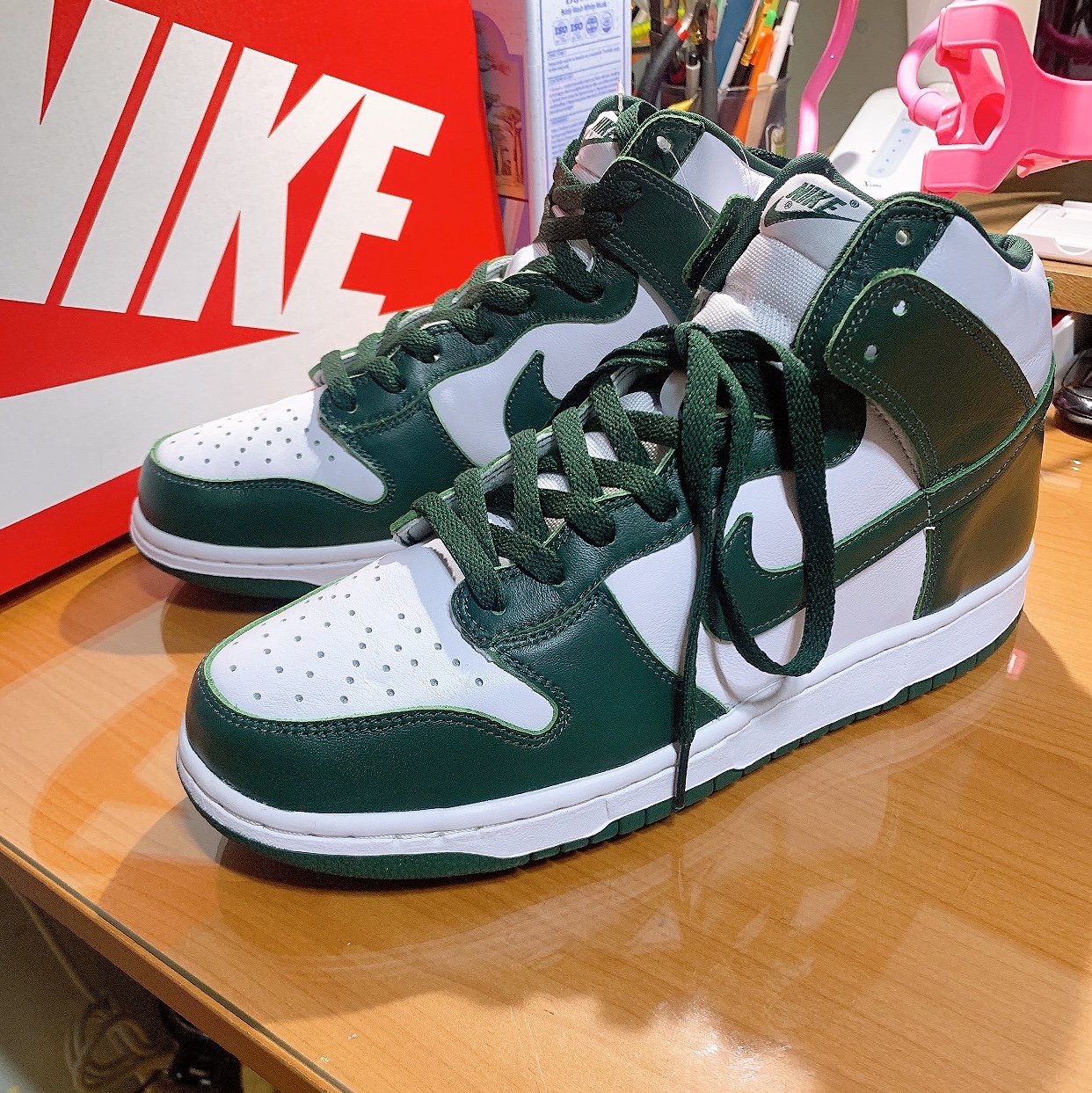 Nike Dunk High SP Spartan Green 착용 스타일