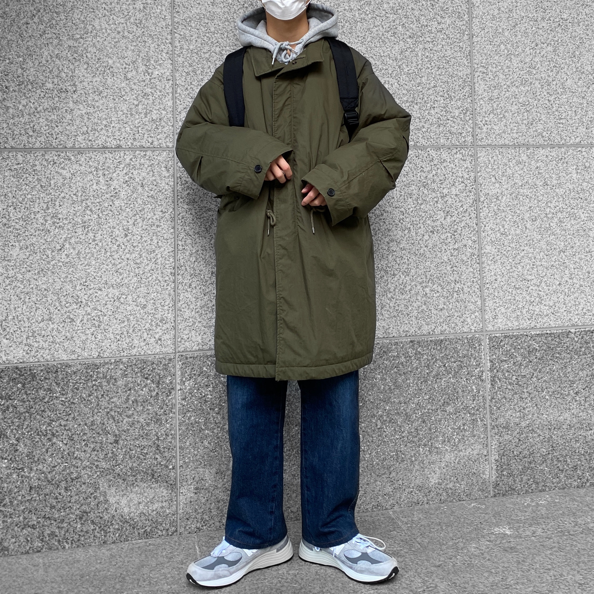 New Balance 992 Made in USA Grey - D Standard 착용 스타일