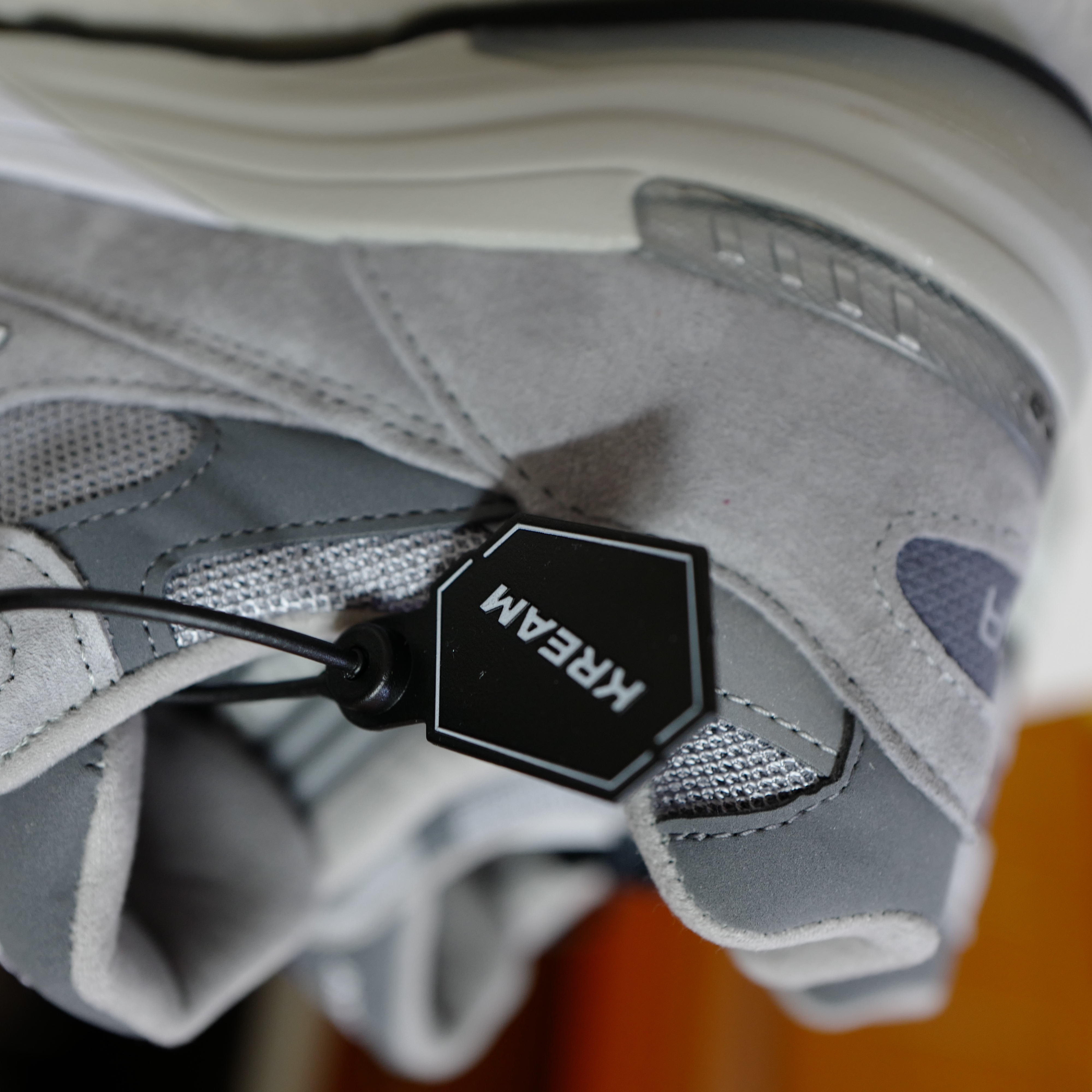 New Balance 992 Made in USA Grey - D Standard 착용 스타일 - 2