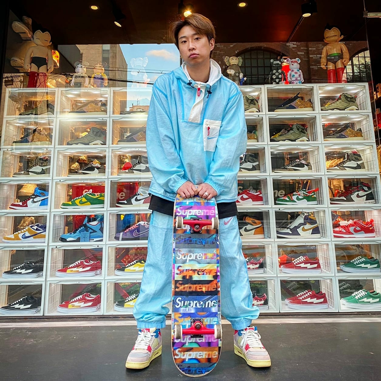 Jordan 4 x Union Retro Guava Ice 착용 스타일