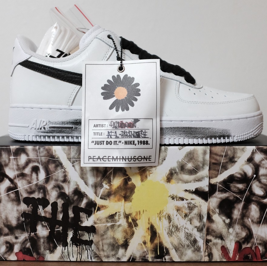 Nike x Peaceminusone Air Force 1 Low Para-Noise 2.0 착용 스타일