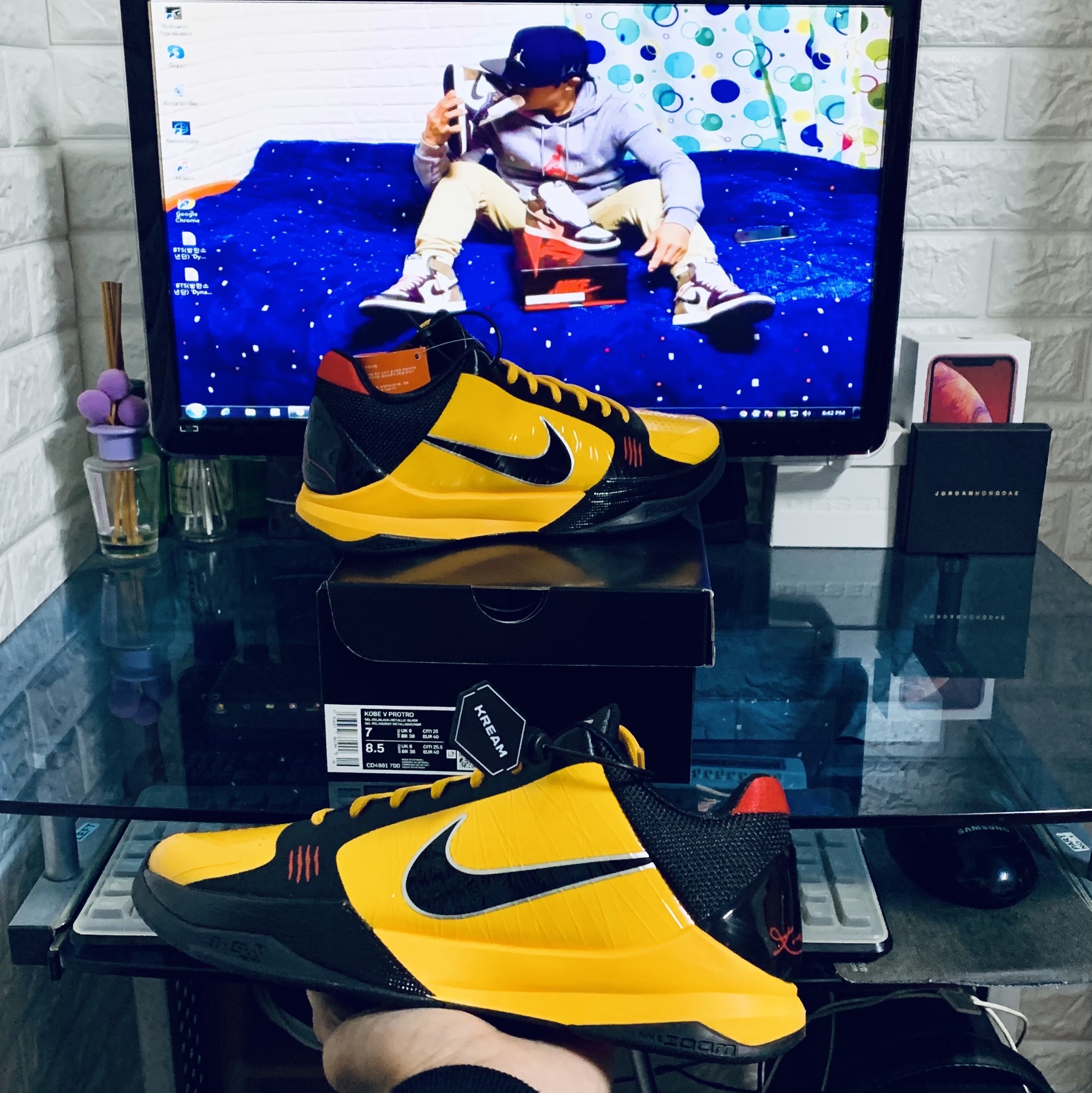 Nike Kobe 5 Protro Bruce Lee 착용 스타일