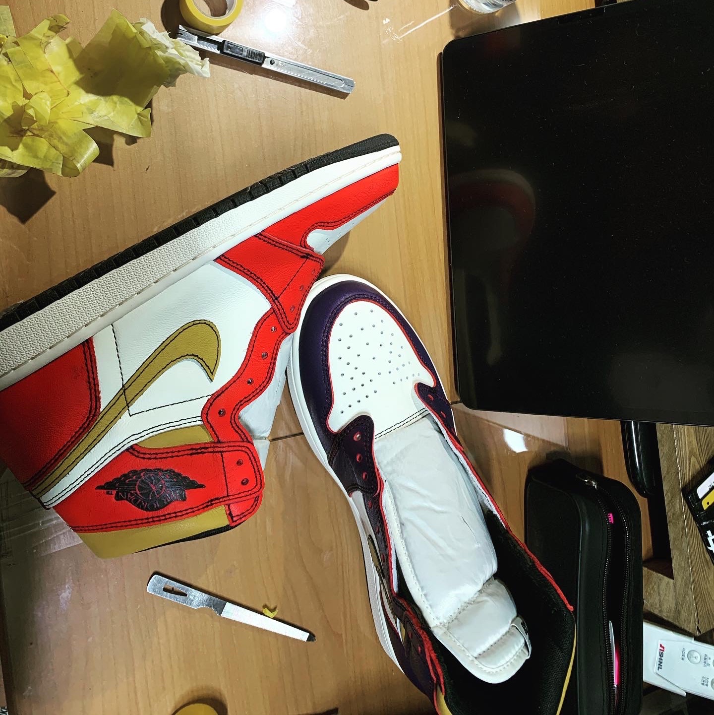 Jordan 1 Retro High OG Defiant SB LA to Chicago 착용 스타일 - 2