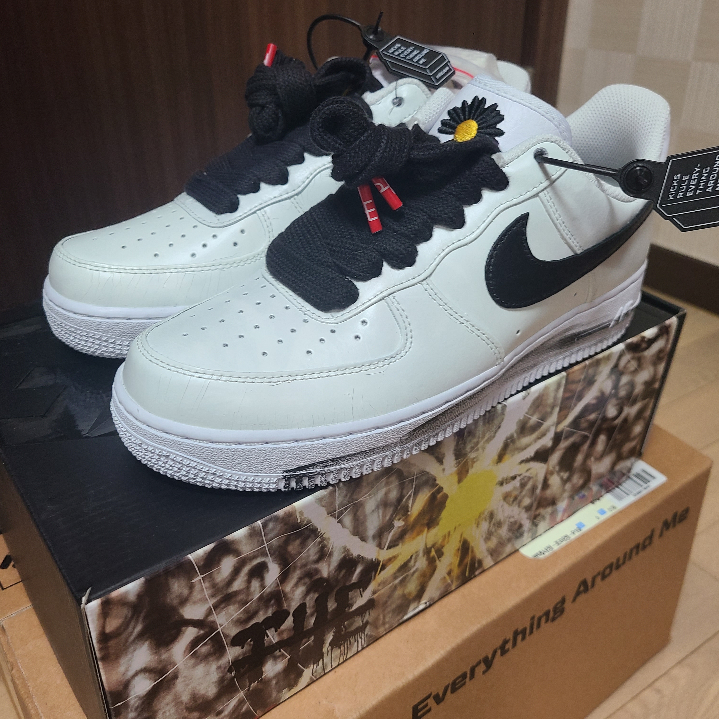 Nike x Peaceminusone Air Force 1 Low Para-Noise 2.0 착용 스타일 - 2