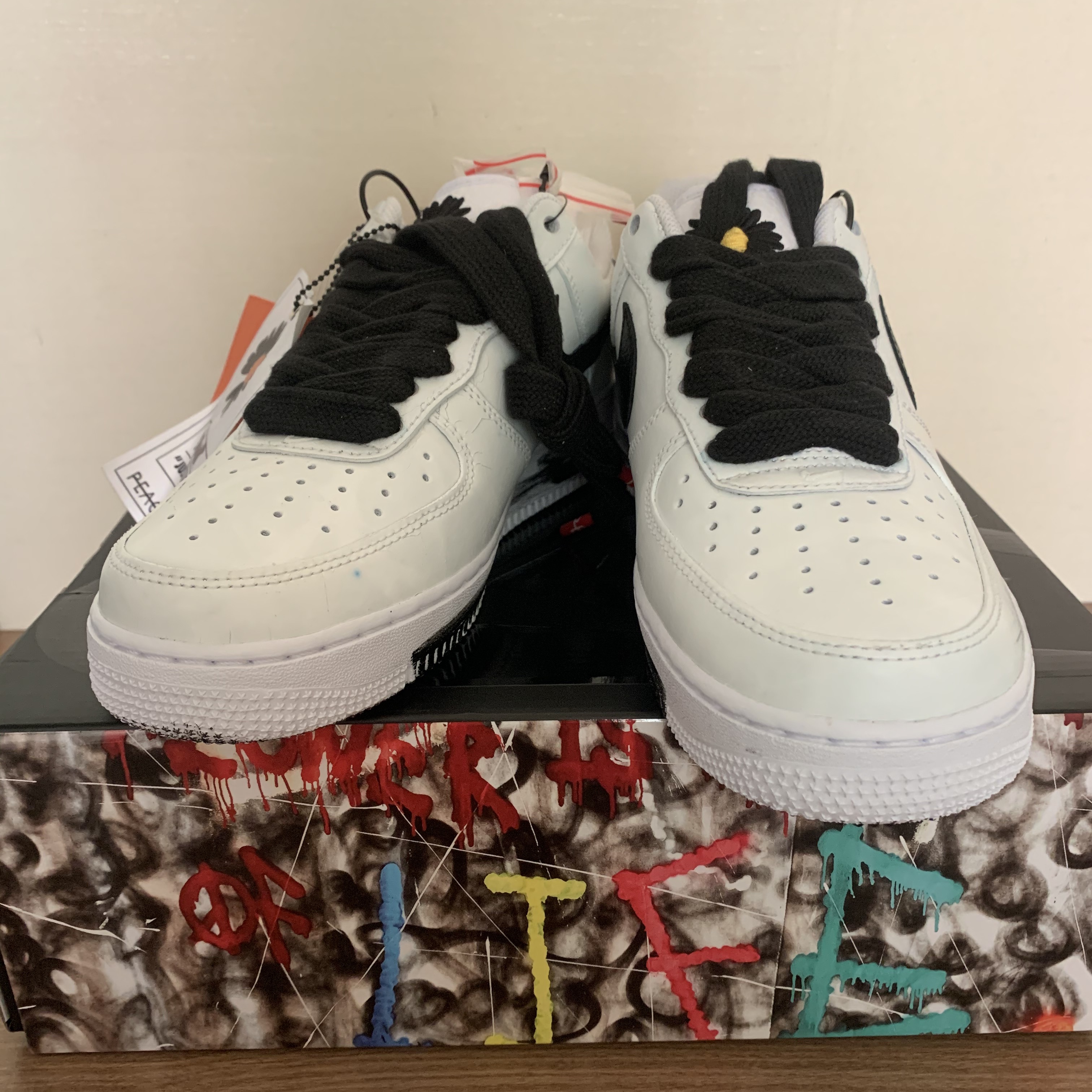 Nike x Peaceminusone Air Force 1 Low Para-Noise 2.0 착용 스타일 - 1