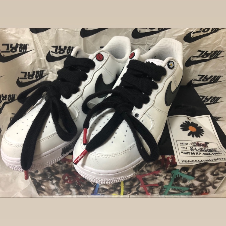 Nike x Peaceminusone Air Force 1 Low Para-Noise 2.0 착용 스타일 - 2