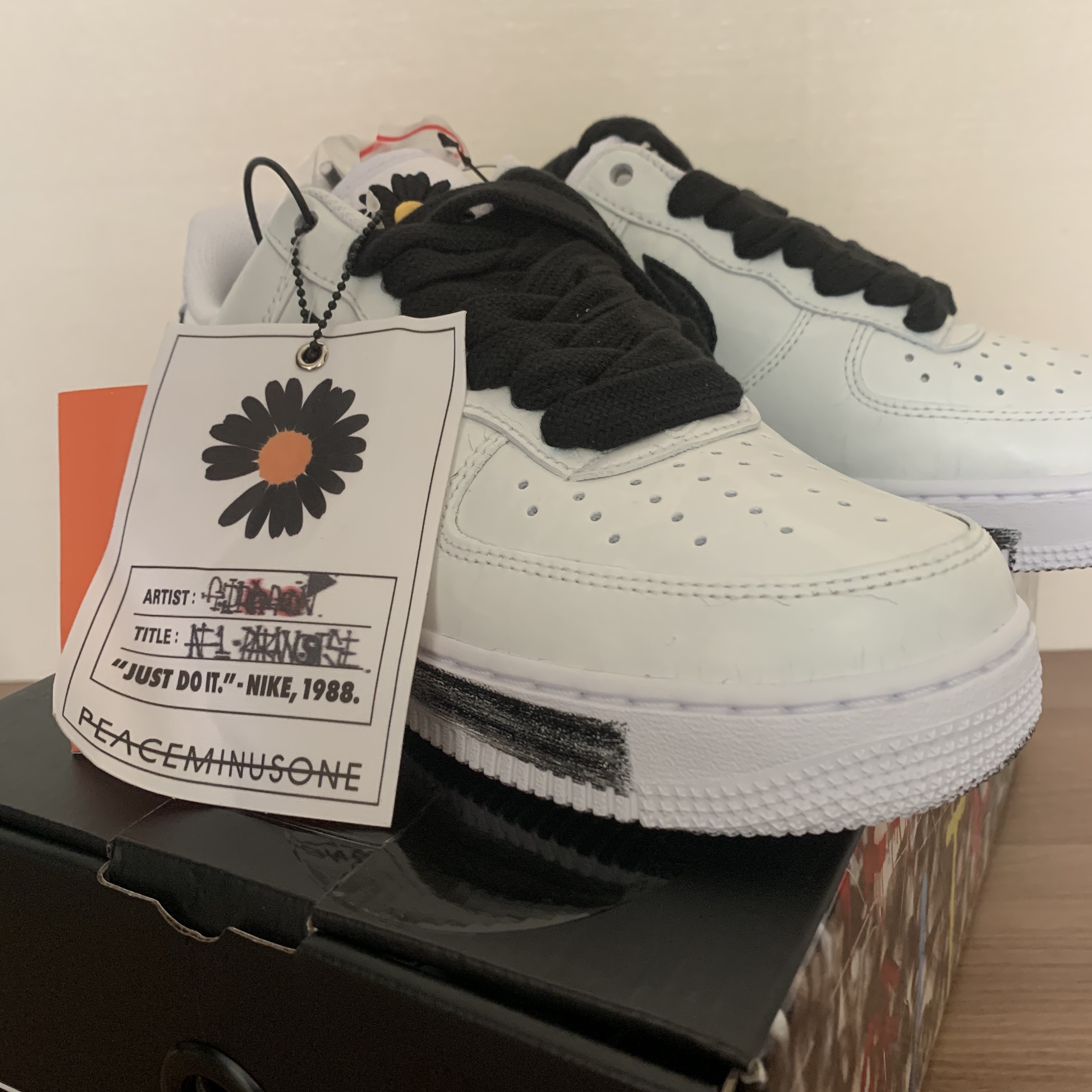 Nike x Peaceminusone Air Force 1 Low Para-Noise 2.0 착용 스타일 - 2