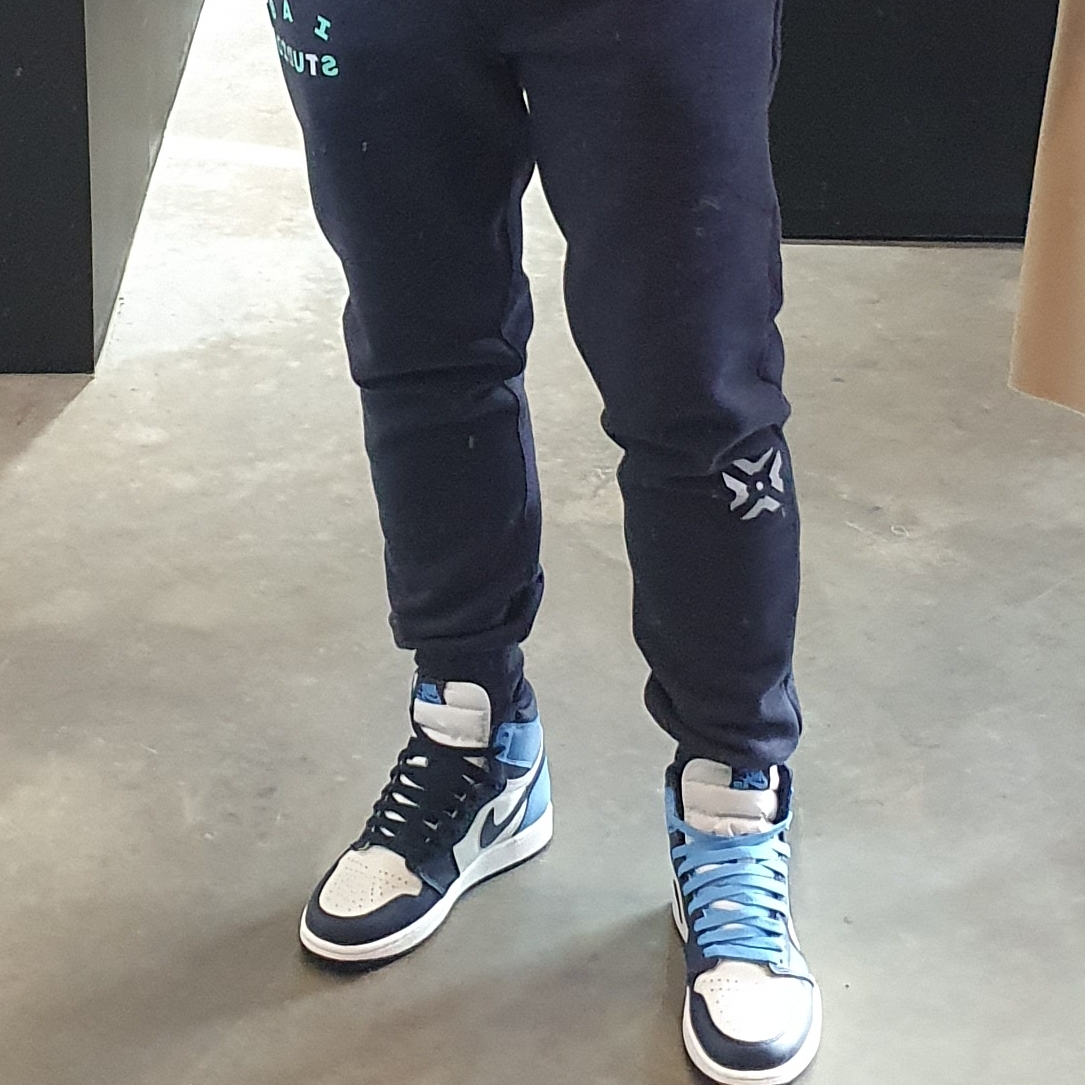 Jordan 1 Retro High Obsidian UNC 착용 스타일