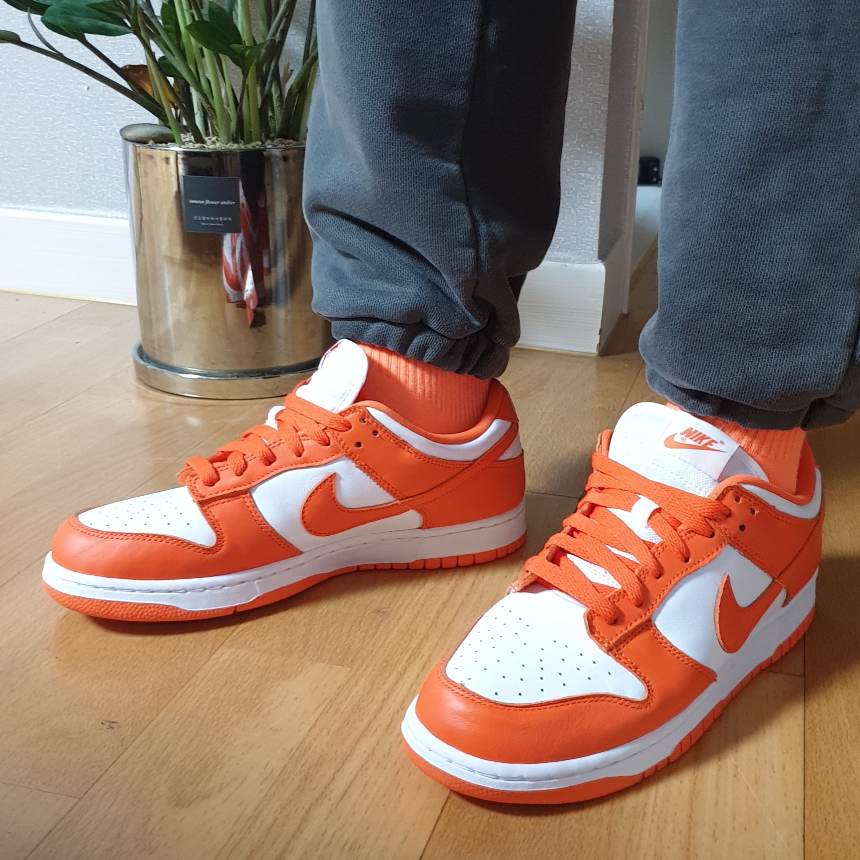 Nike Dunk Low SP Syracuse 2020 착용 스타일 - 2