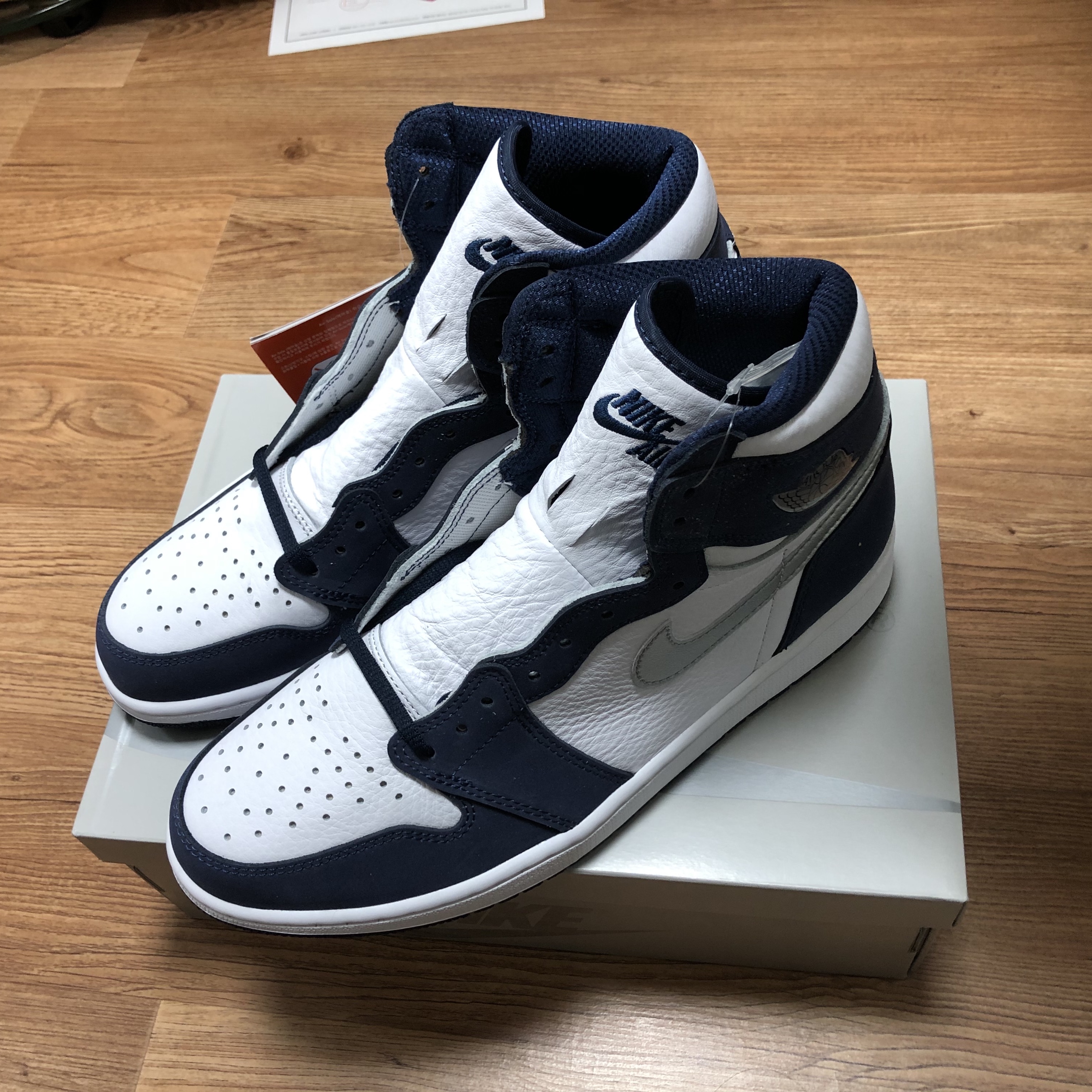 Jordan 1 Retro High OG CO.JP Midnight Navy 착용 스타일 - 2